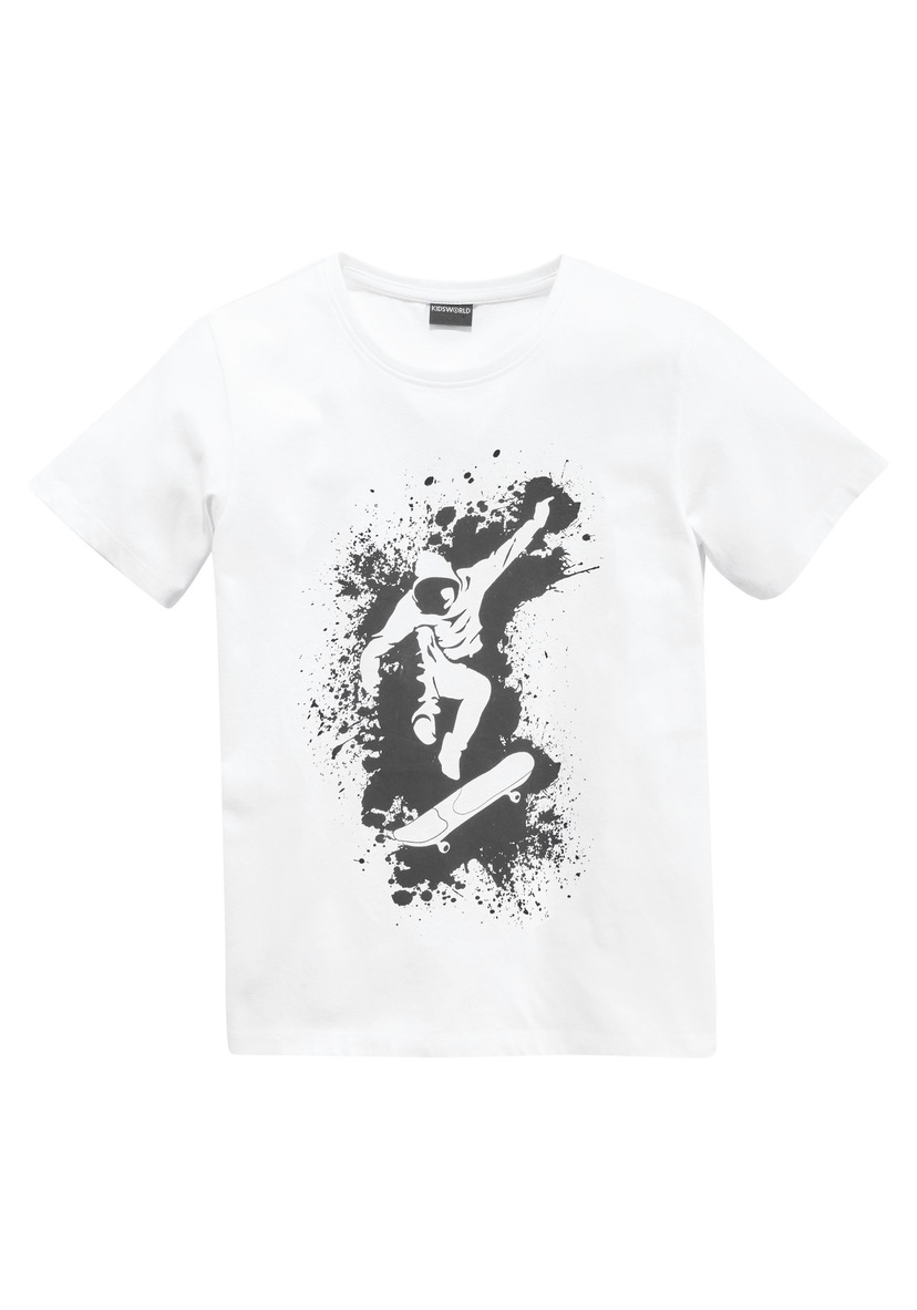 Trigema Motorrad-Motiv« BAUR Jungen »TRIGEMA | bestellen mit T-Shirt T-Shirt online coolem