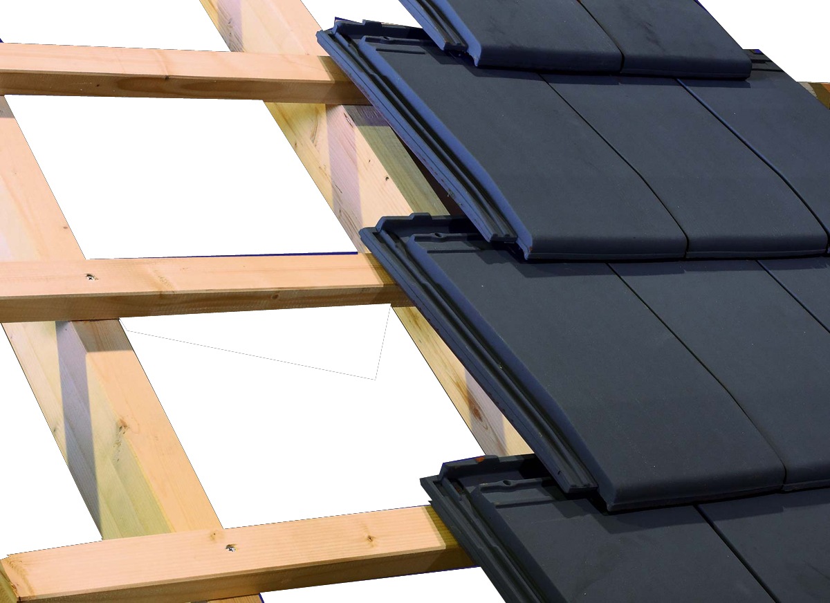 Thumbnail - Skanholz Doppelcarport "Schwarzwald" 560 cm Schiefergrau mit Dachlattung