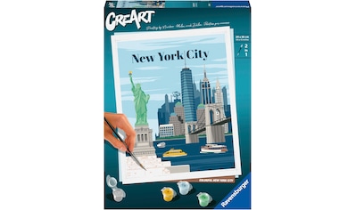 Malen nach Zahlen »CreArt, Colorful New York City«