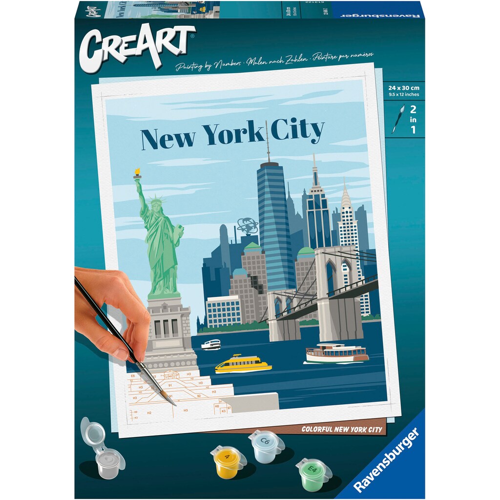 Ravensburger Malen nach Zahlen »CreArt, Colorful New York City«