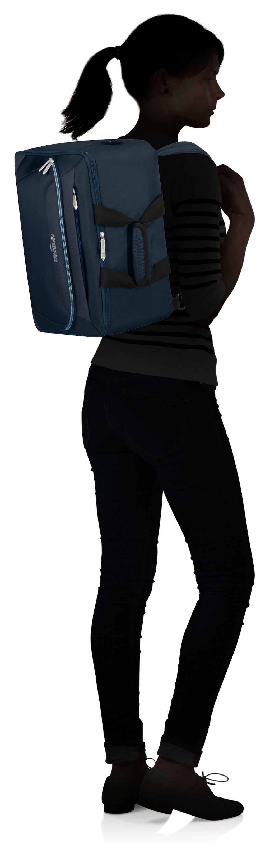 American Tourister® Reisetasche »SUMMERRIDE 3-Way Bordtasche«, Handgepäck Reisegepäck Trolley-Aufsteck-System Underseater