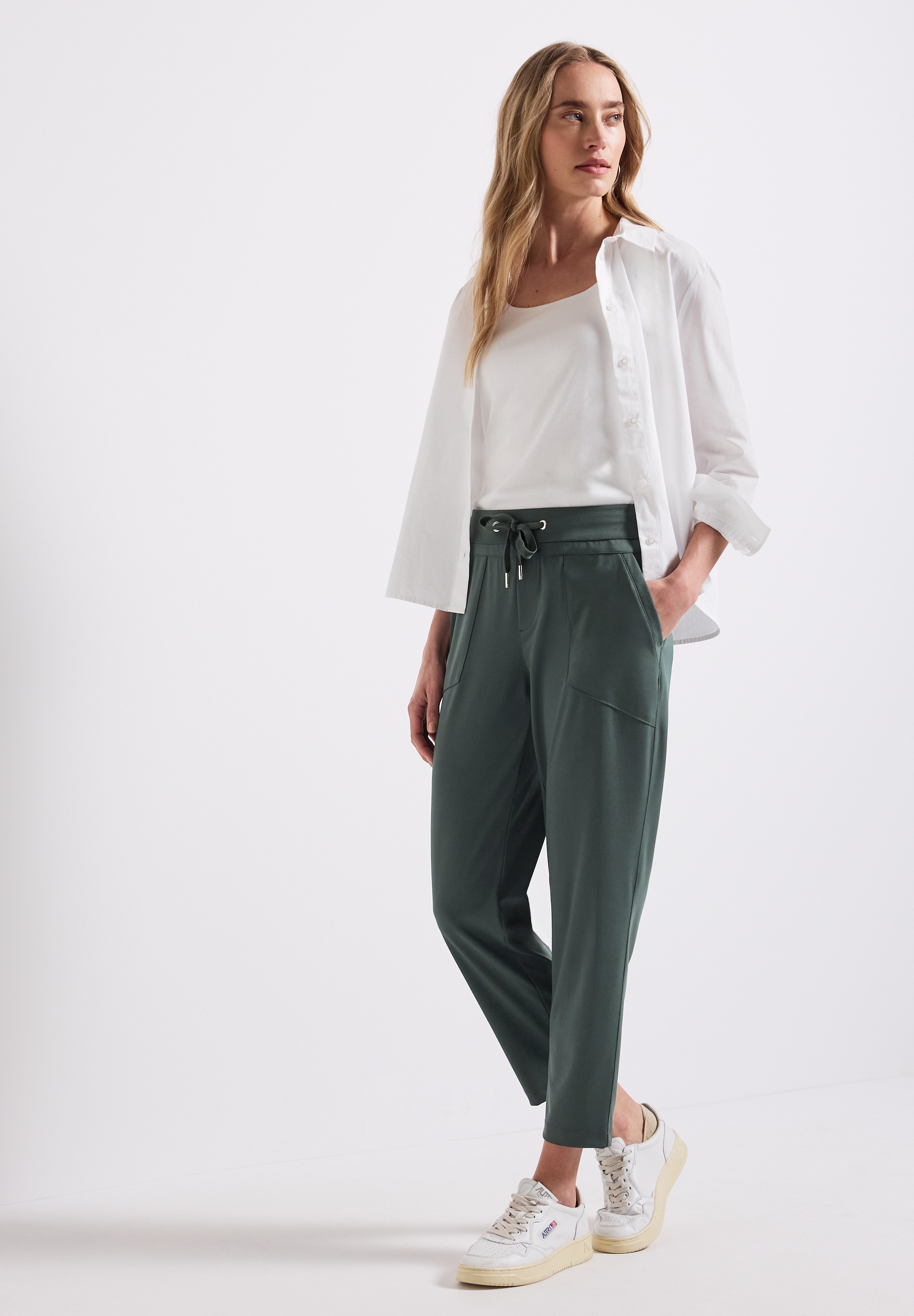 STREET ONE Stoffhose »Style Bonny«, mit Tunnelzug am Bund