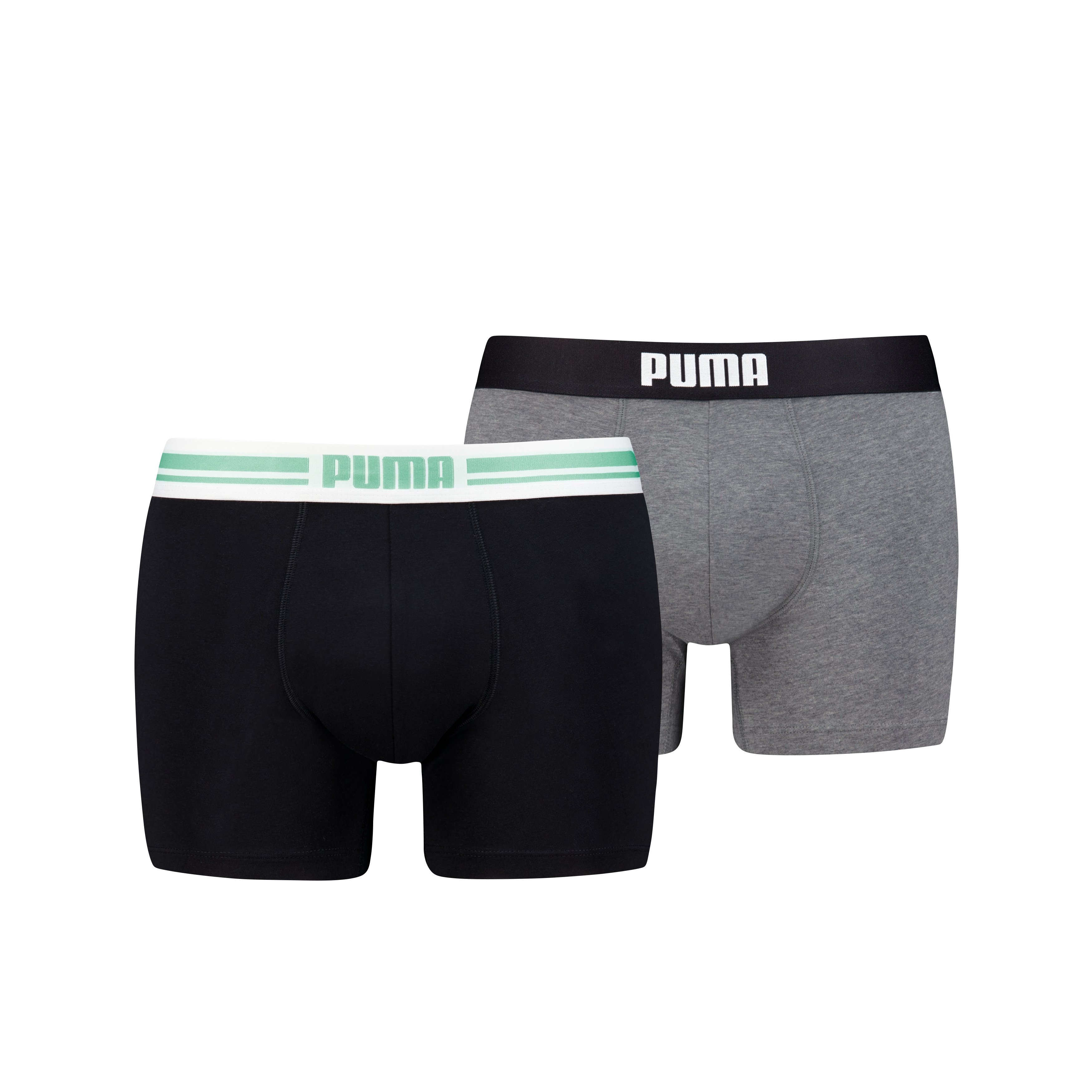 PUMA Boxershorts "PUMA MEN EVERYDAY PLACED LOGO BOXERS 2P" mit Logo Webbund