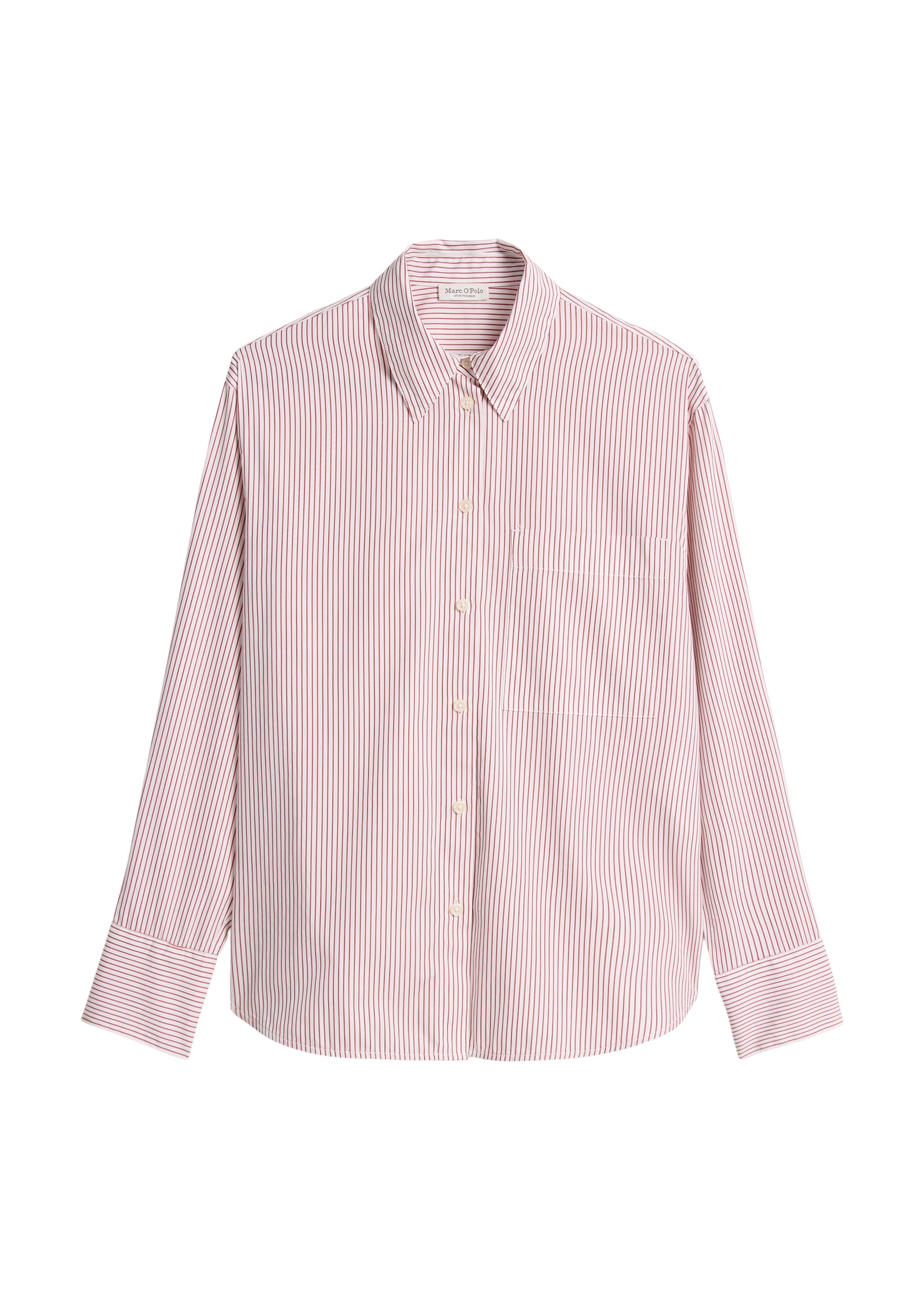 Marc O'Polo Langarmbluse »aus Premium-Baumwoll-Popeline«