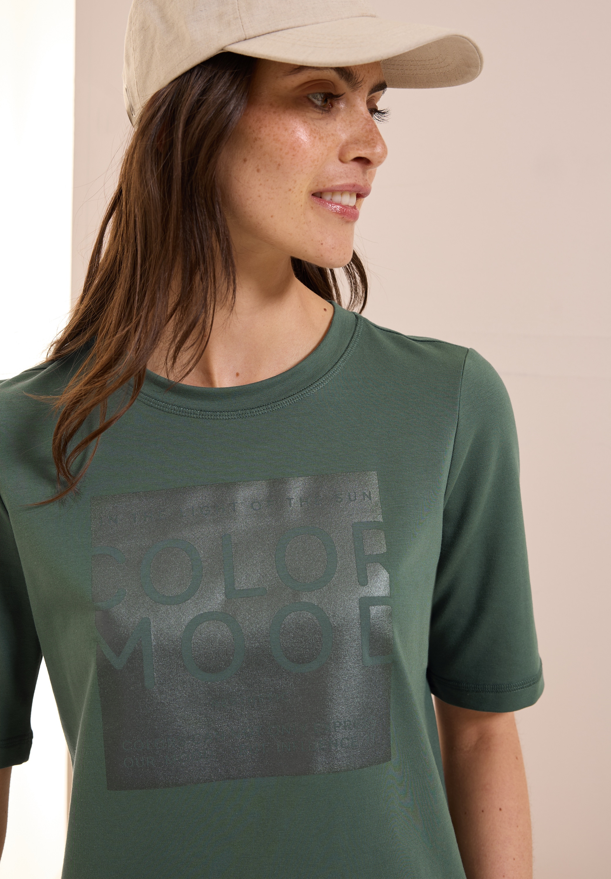 Cecil T-Shirt, mit Folienprint