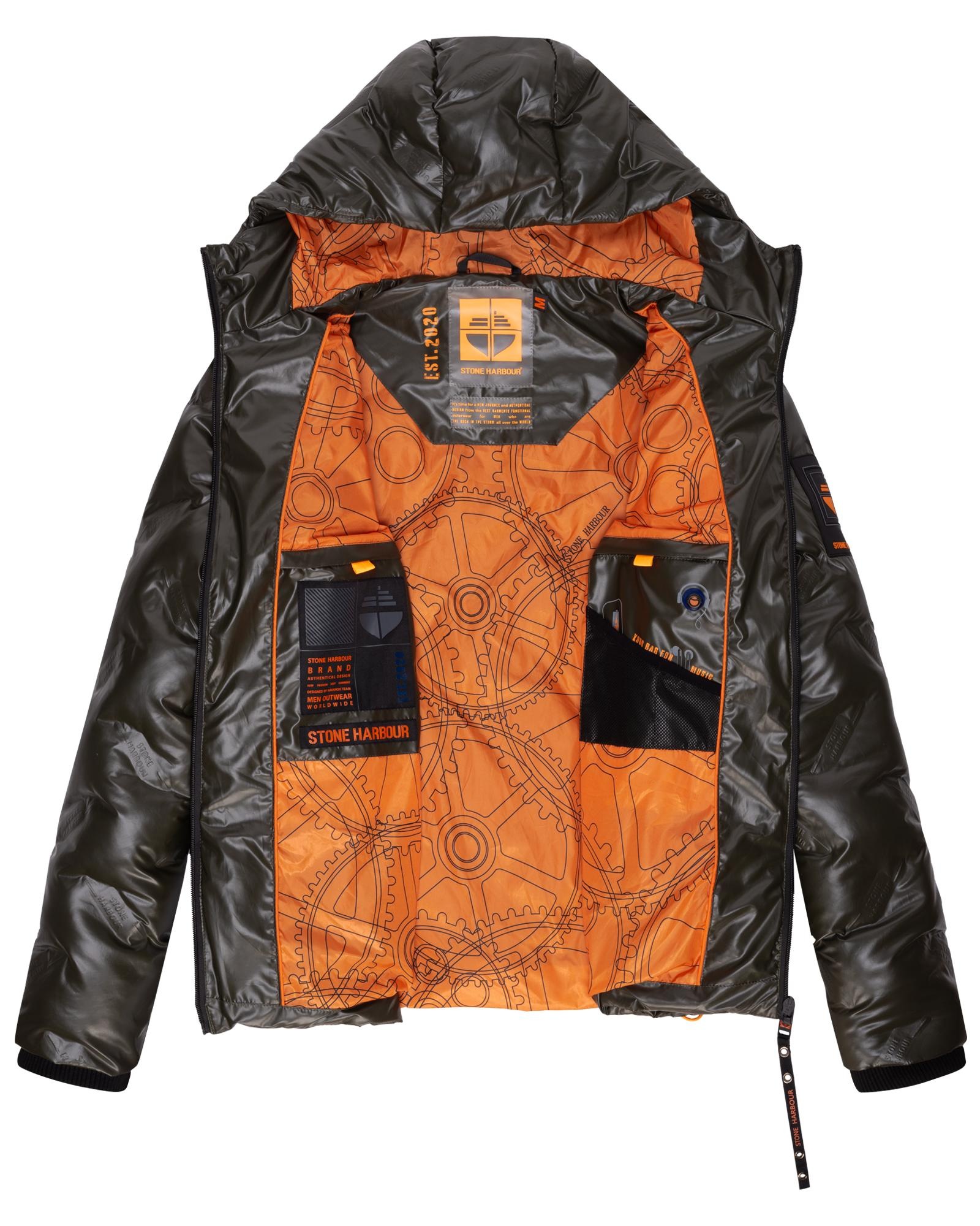 Stone Harbour Outdoorjacke »Geroo«, mit Kapuze, Sportliche, wasserdichte Herren Winterjacke mit Kapuze