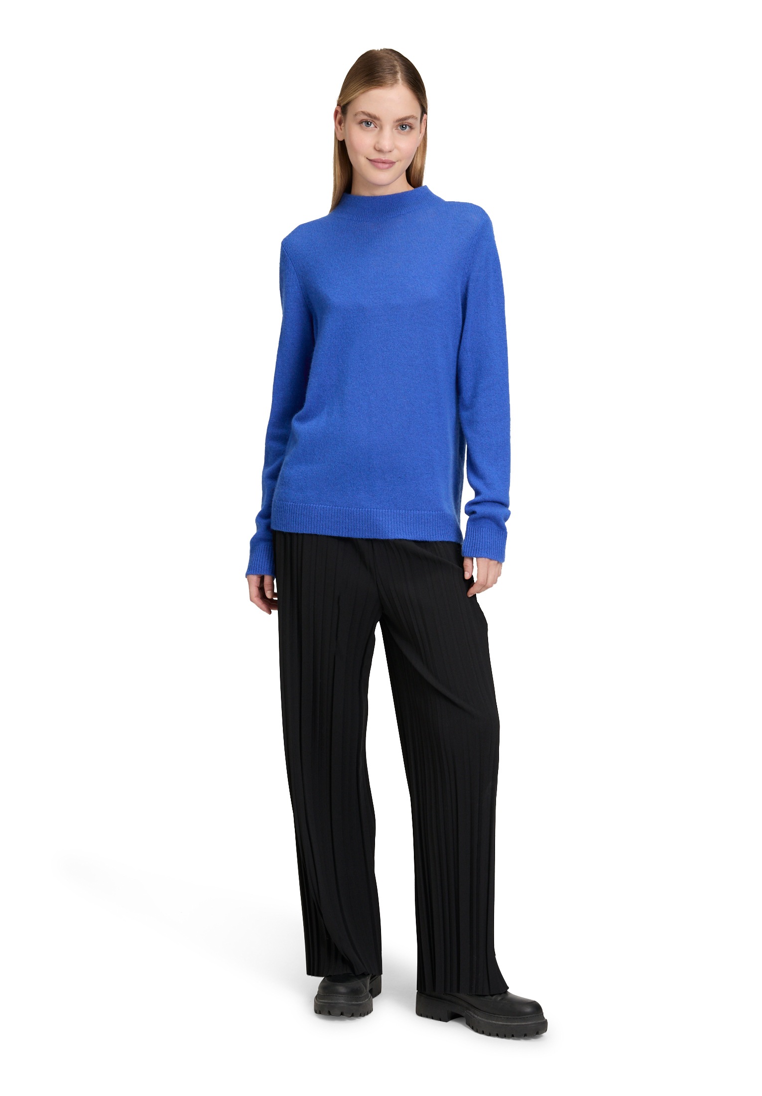 Betty Barclay Strickpullover »Betty Barclay Damen Kaschmir-Pullover mit Stehkragen«, (1 tlg.)