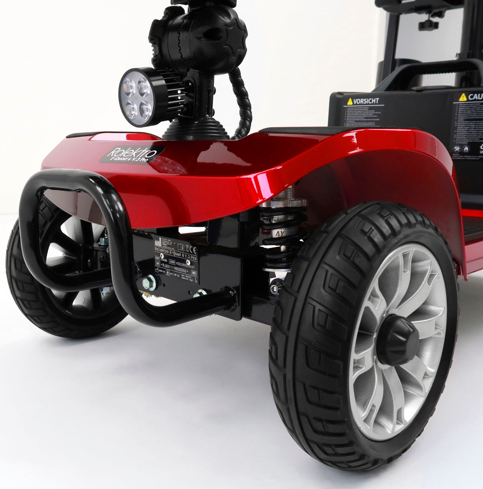 Rolektro Elektromobil »E-Quad 6 V.3 Pro, Rot, 24V-20Ah Lithium-Akku, 300 Watt«