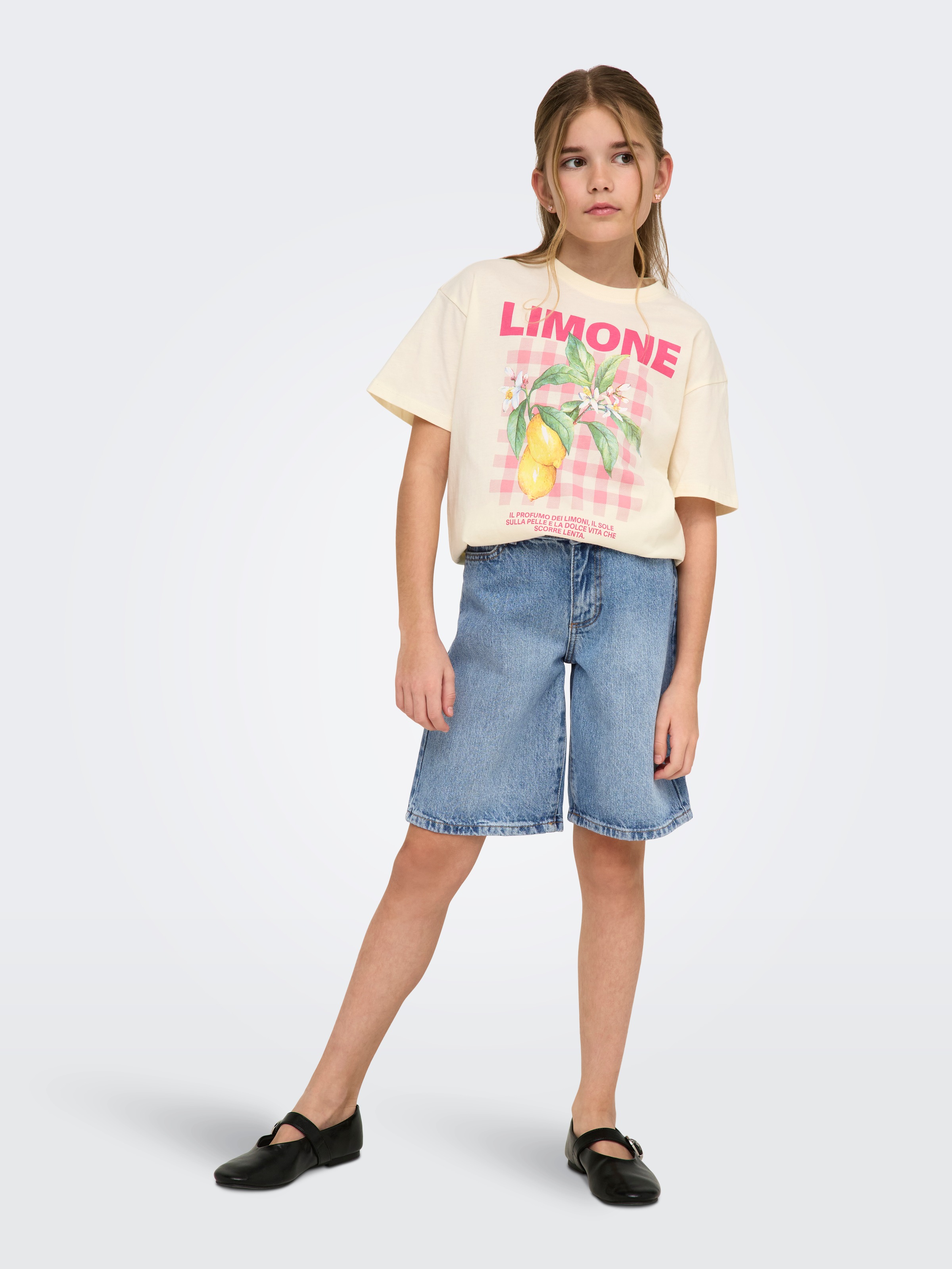 KIDS ONLY Jeansbermudas »KOGSONNY HW WIDE DNM SHORTS NOOS«