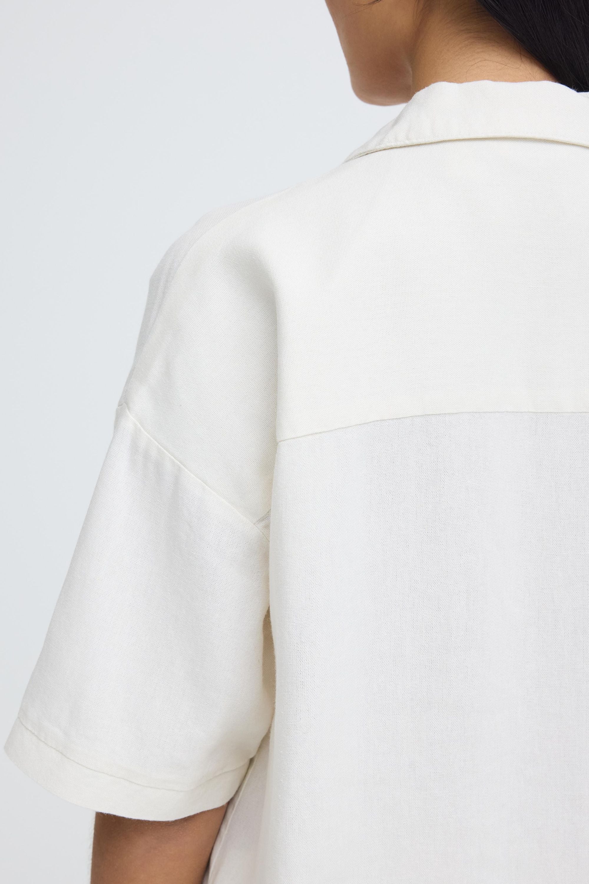 OXMO Hemdbluse »Hemdbluse OXNInna Linen Mix«