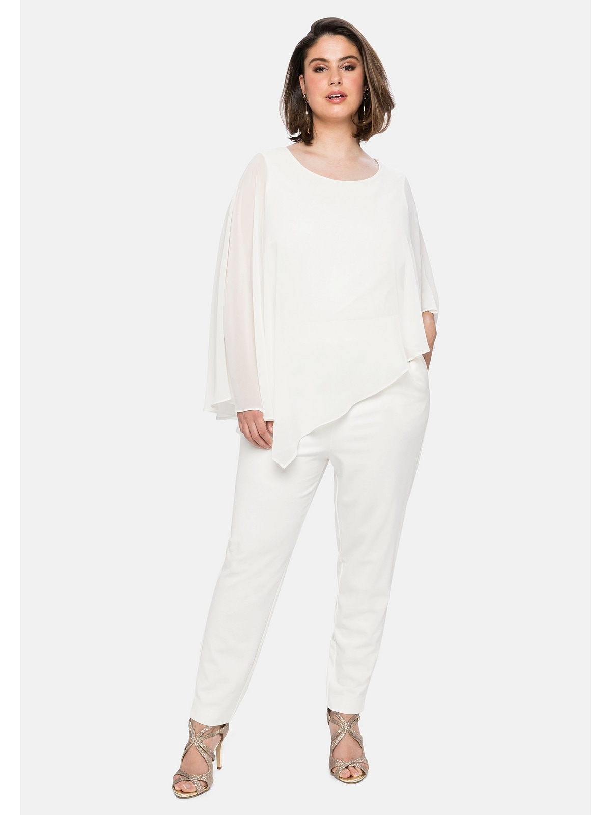 Sheego Jumpsuit »Große Größen« im Lagenlook s...