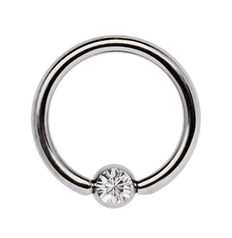 Adelia´s Brustwarzenpiercing »Piercing - Brustwarzenpiercing Titan Zirkonia« mit Zirkonia, Ø 10 mm, 1,6 mm Stärke, Titan