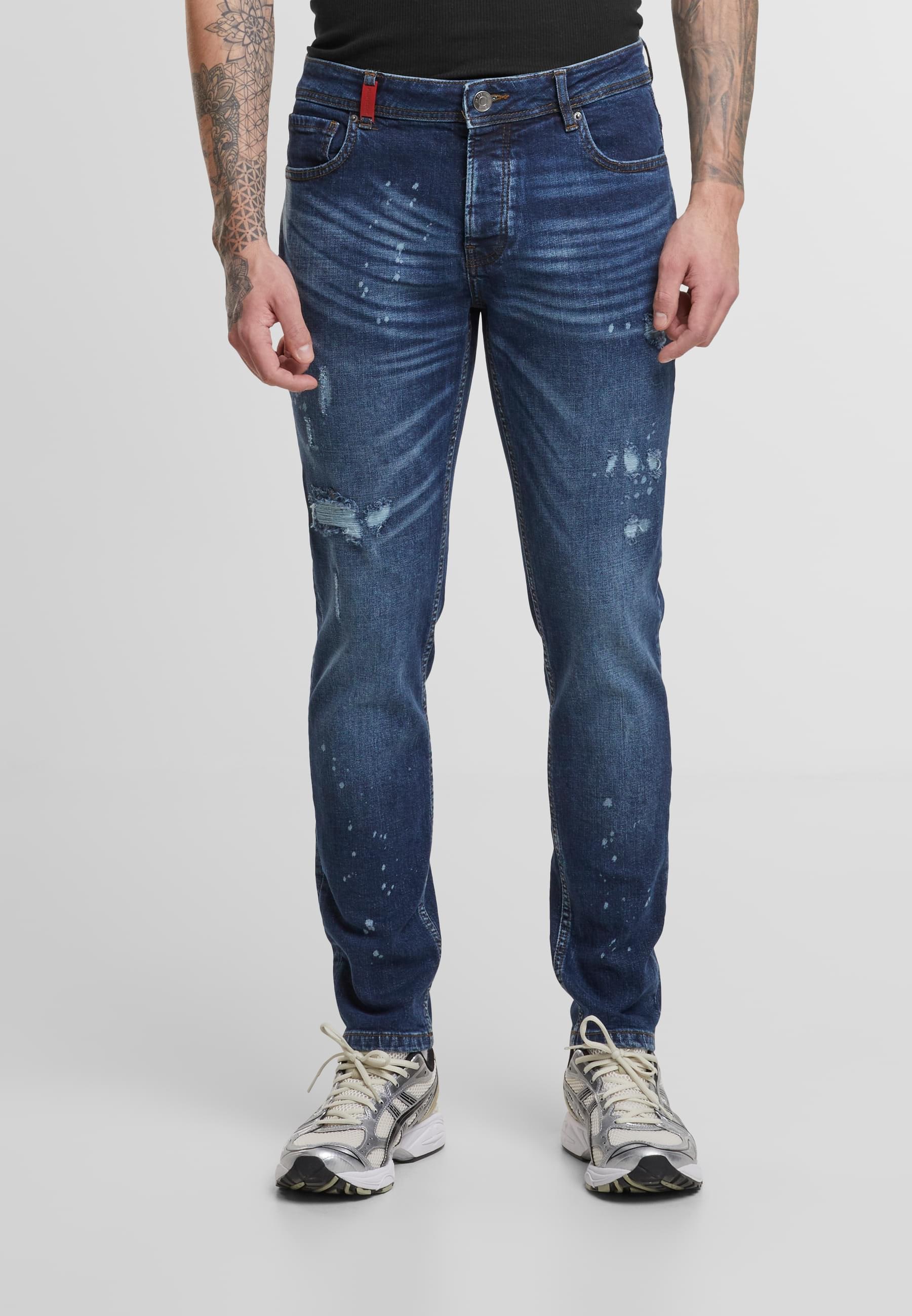 2Y Premium Bequeme Jeans »2Y Premium 2Y JUAN DESTROYED SLIM FIT JEANS«