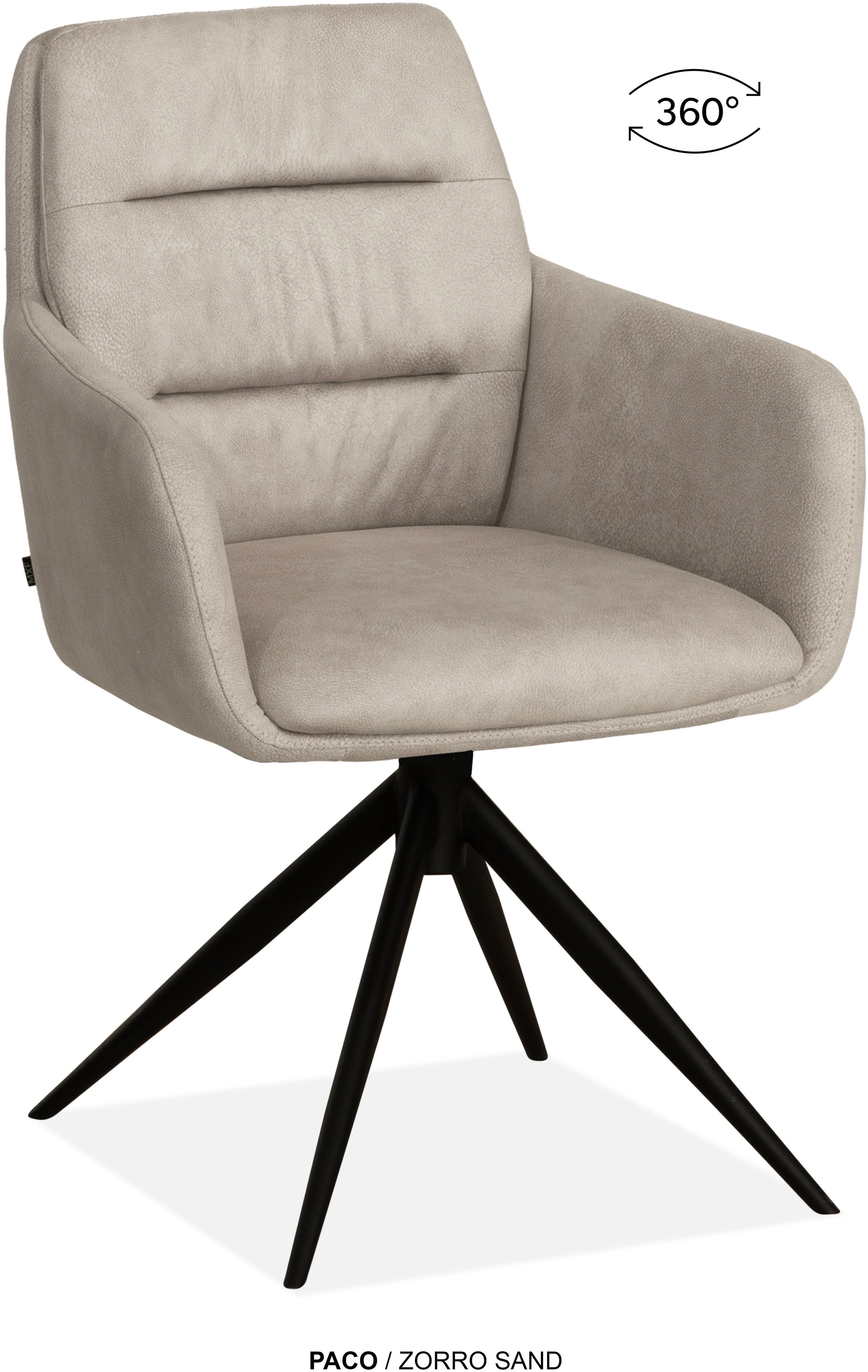 OMG Design Esszimmerstuhl "Paco" (Set) 2 Stk.Drehstuhl mit auto-return, Arm günstig online kaufen