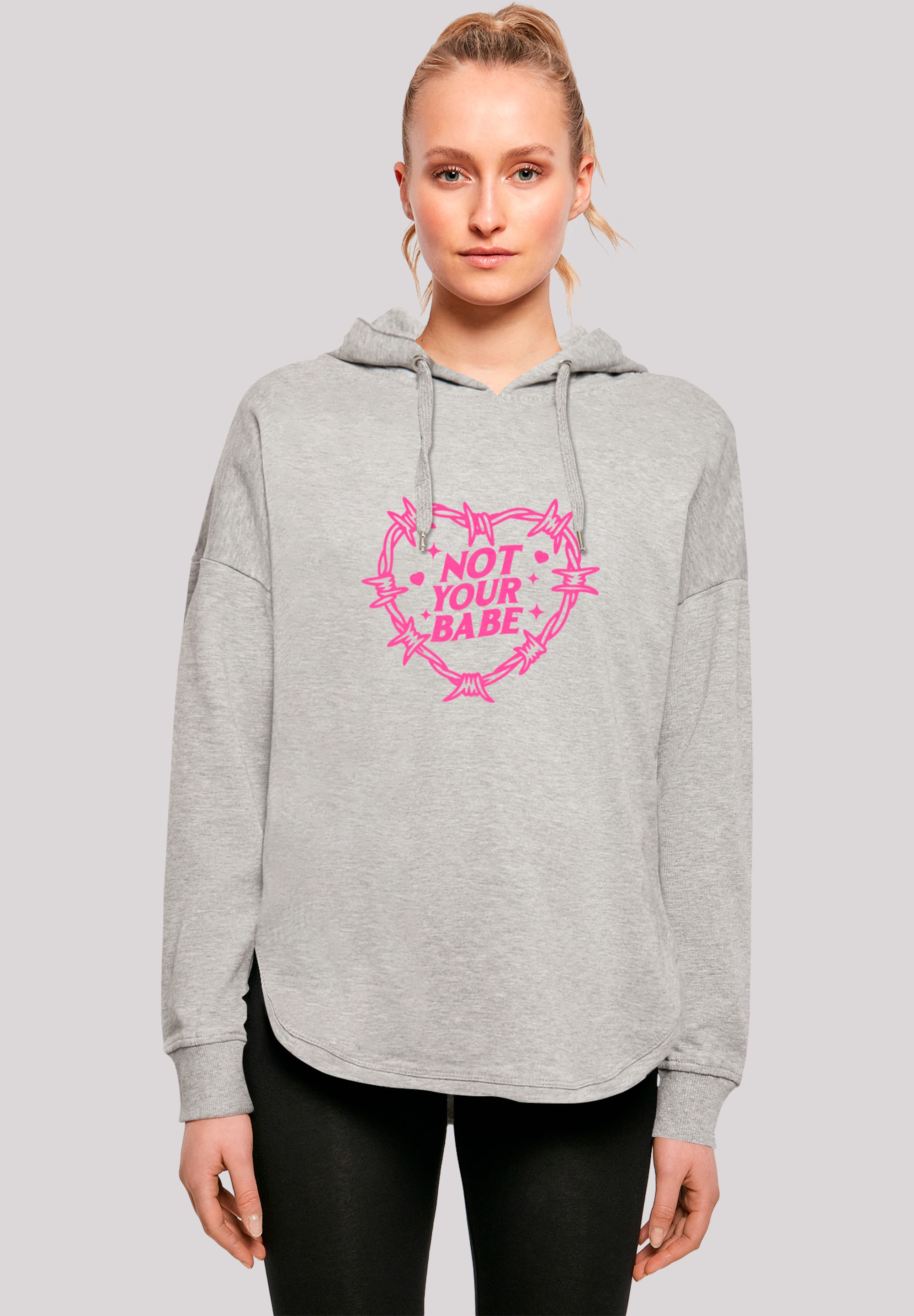 F4NT4STIC Kapuzenpullover "Unabhängige Frau Not Your Babe Frauentag" Premiu günstig online kaufen