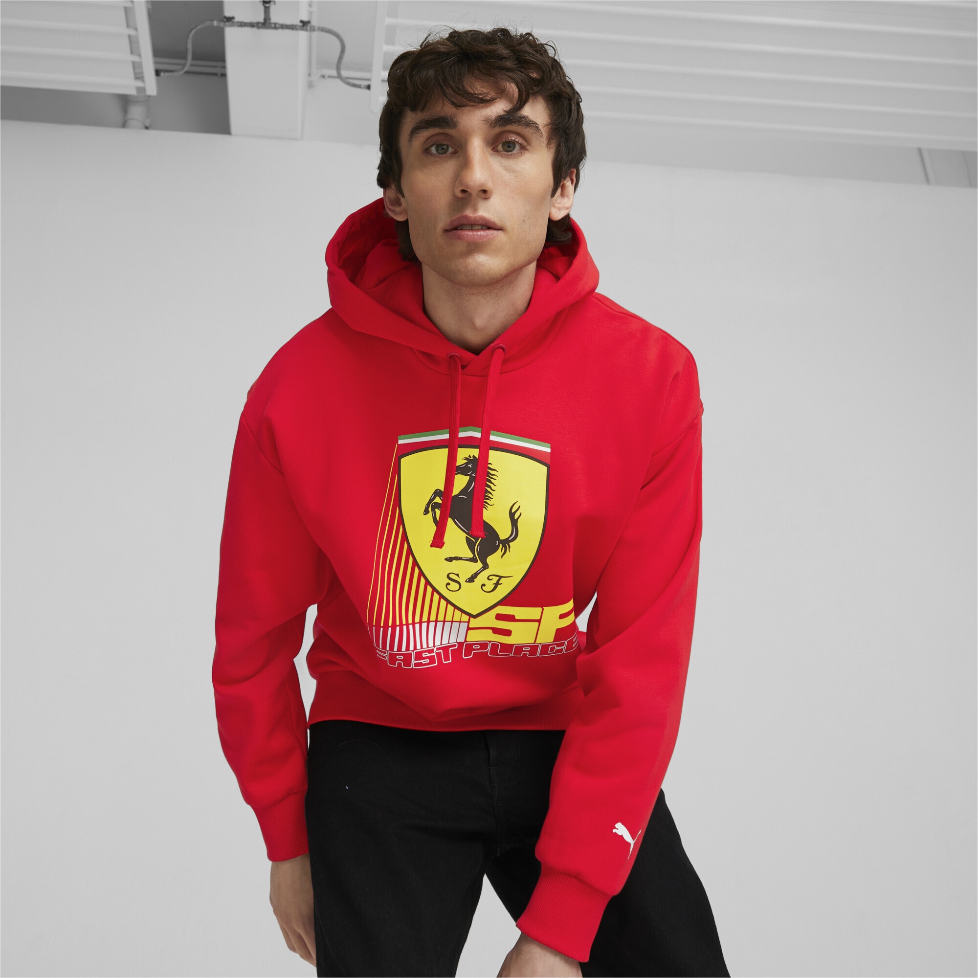 PUMA Sweatshirt »Scuderia Ferrari Race CBS Motorsport Hoodie Herren«