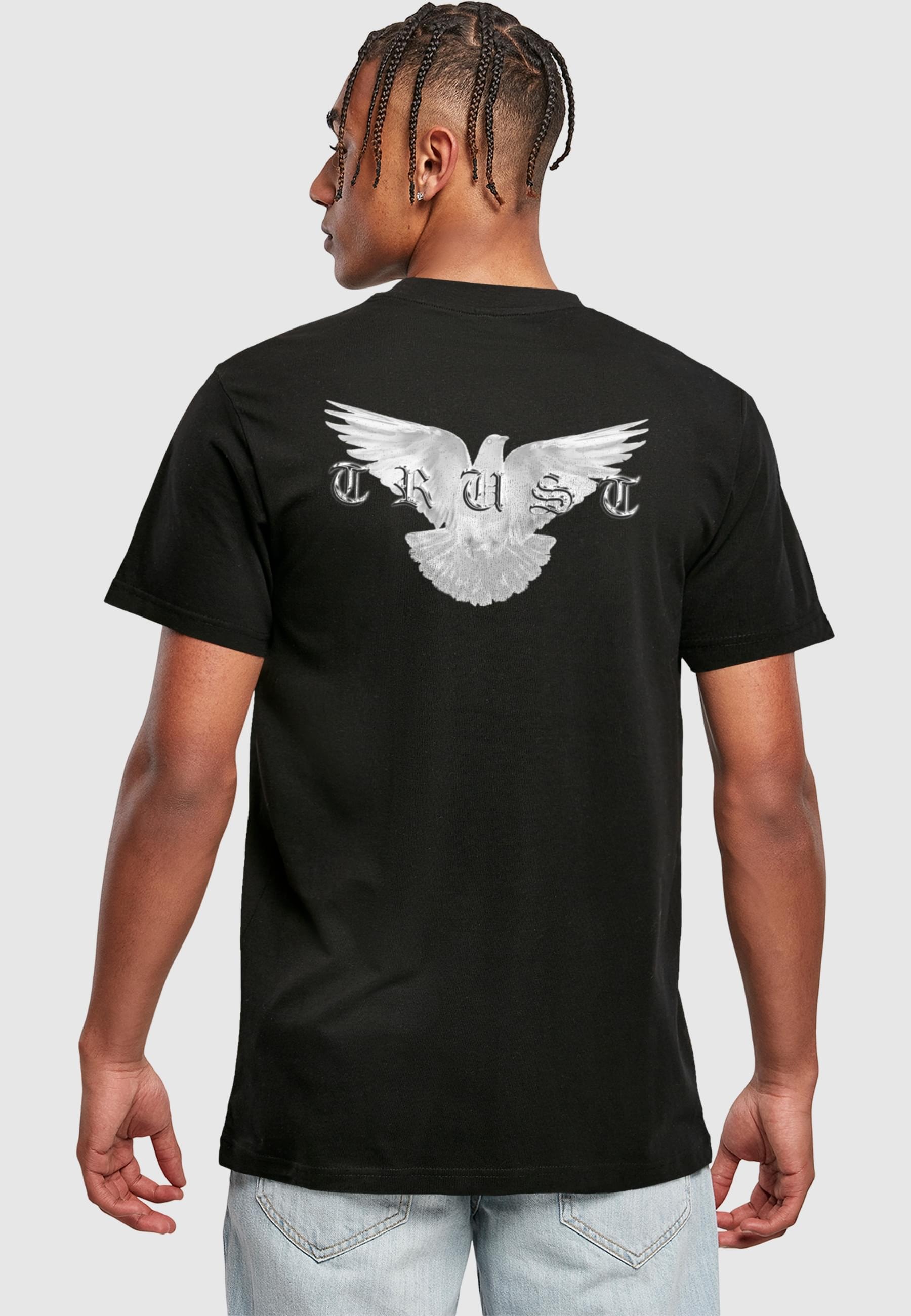 MisterTee T-Shirt »MisterTee Herren Trust Dove T-Shirt«, (1 tlg.)