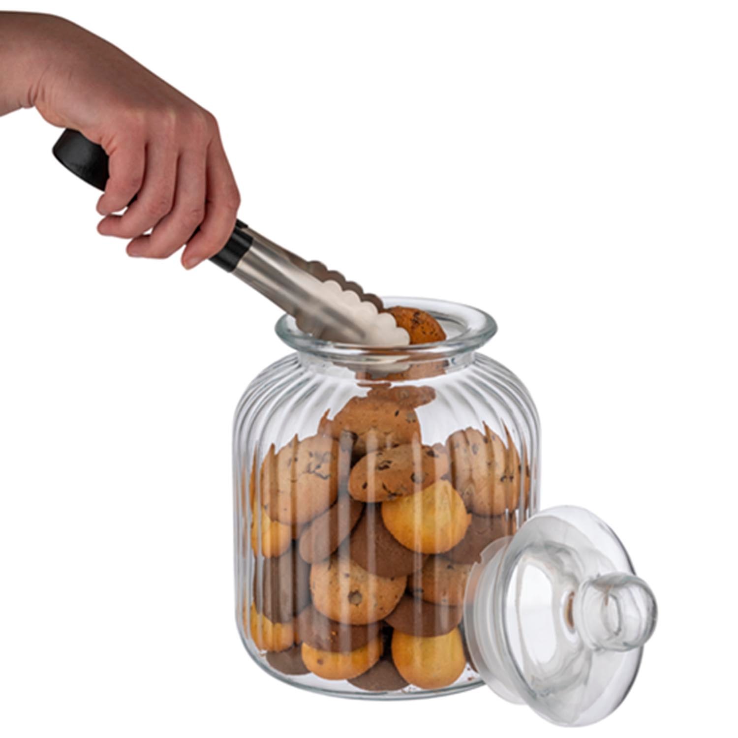 APS Vorratsglas »-COOKIEGO- aus Glas, Öffnung: ca. Ø 9 cm«, (1 tlg.), kann auch als Vase verwendet werden