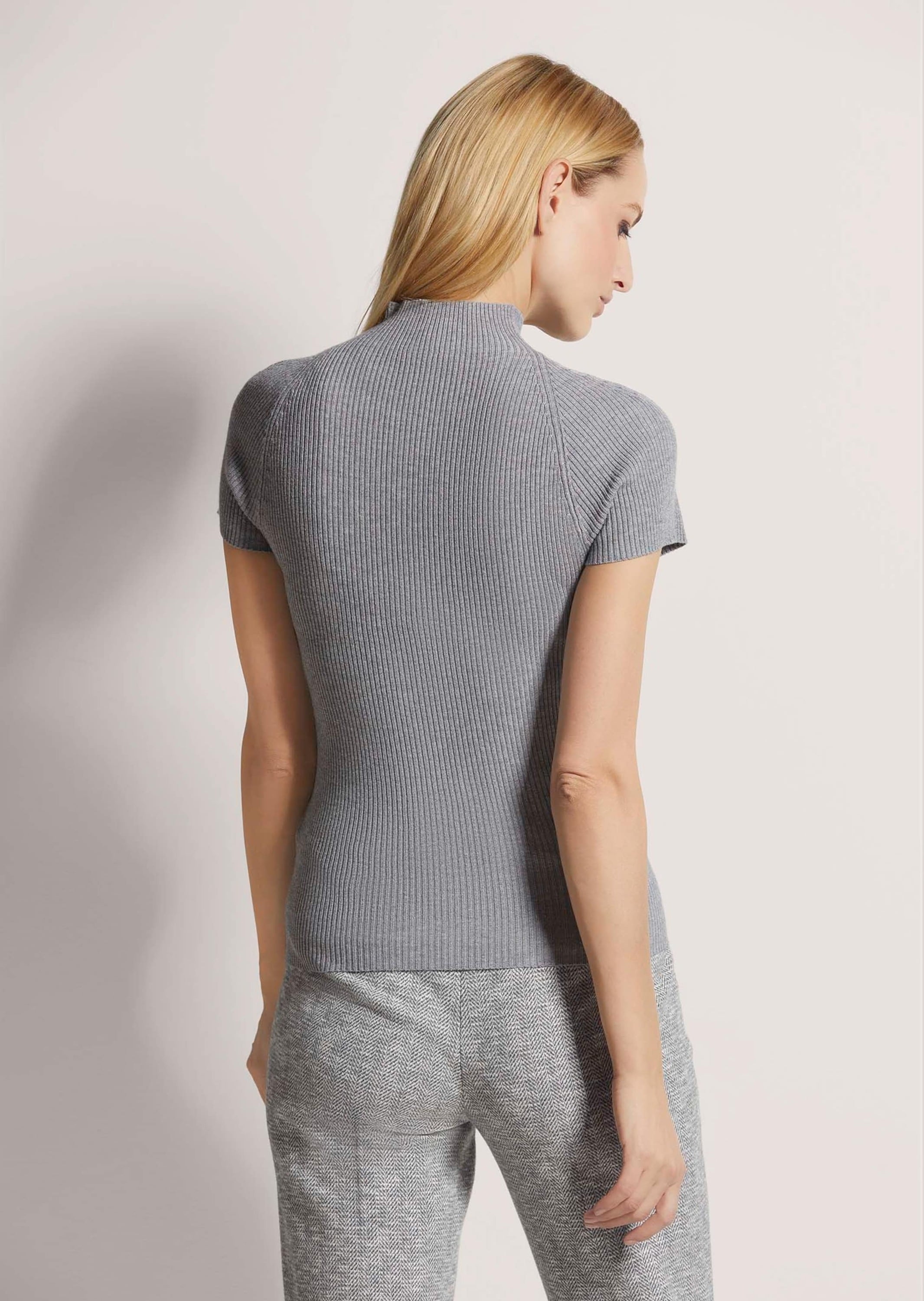 MADELEINE Longpullover »Pullover Strickpullover mit Kurzarm«