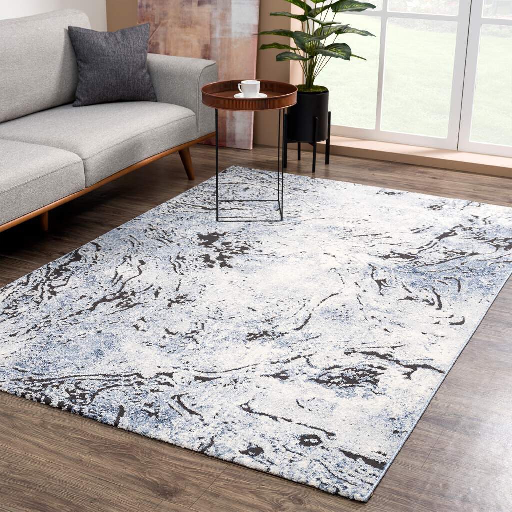Carpet City Teppich "Mista 2584" rechteckig 9 mm Höhe Läufer, Kurzflor, Abs günstig online kaufen