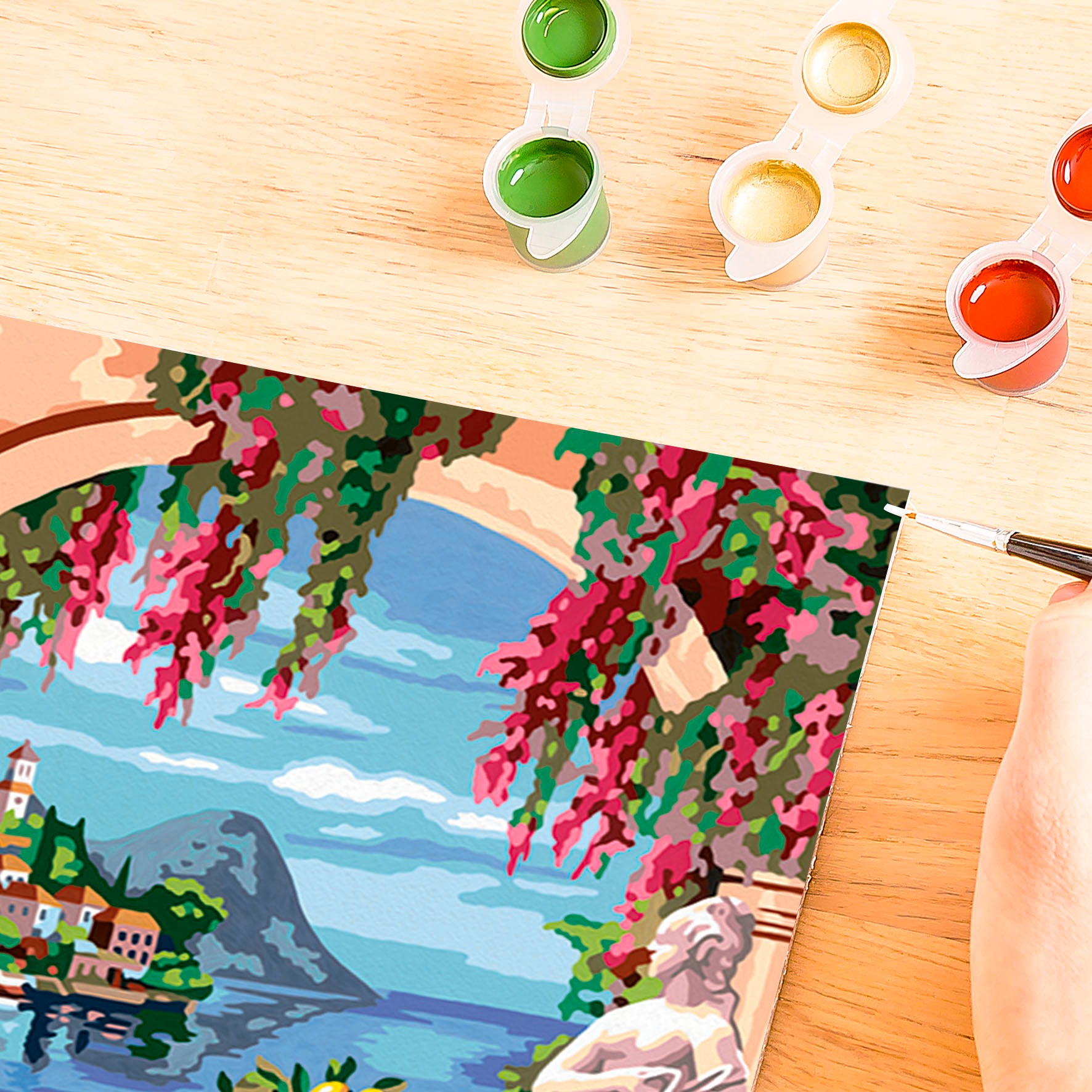 Ravensburger Malen nach Zahlen »CreArt, Lago Maggiore«, für Erwachsene; Made in Europe