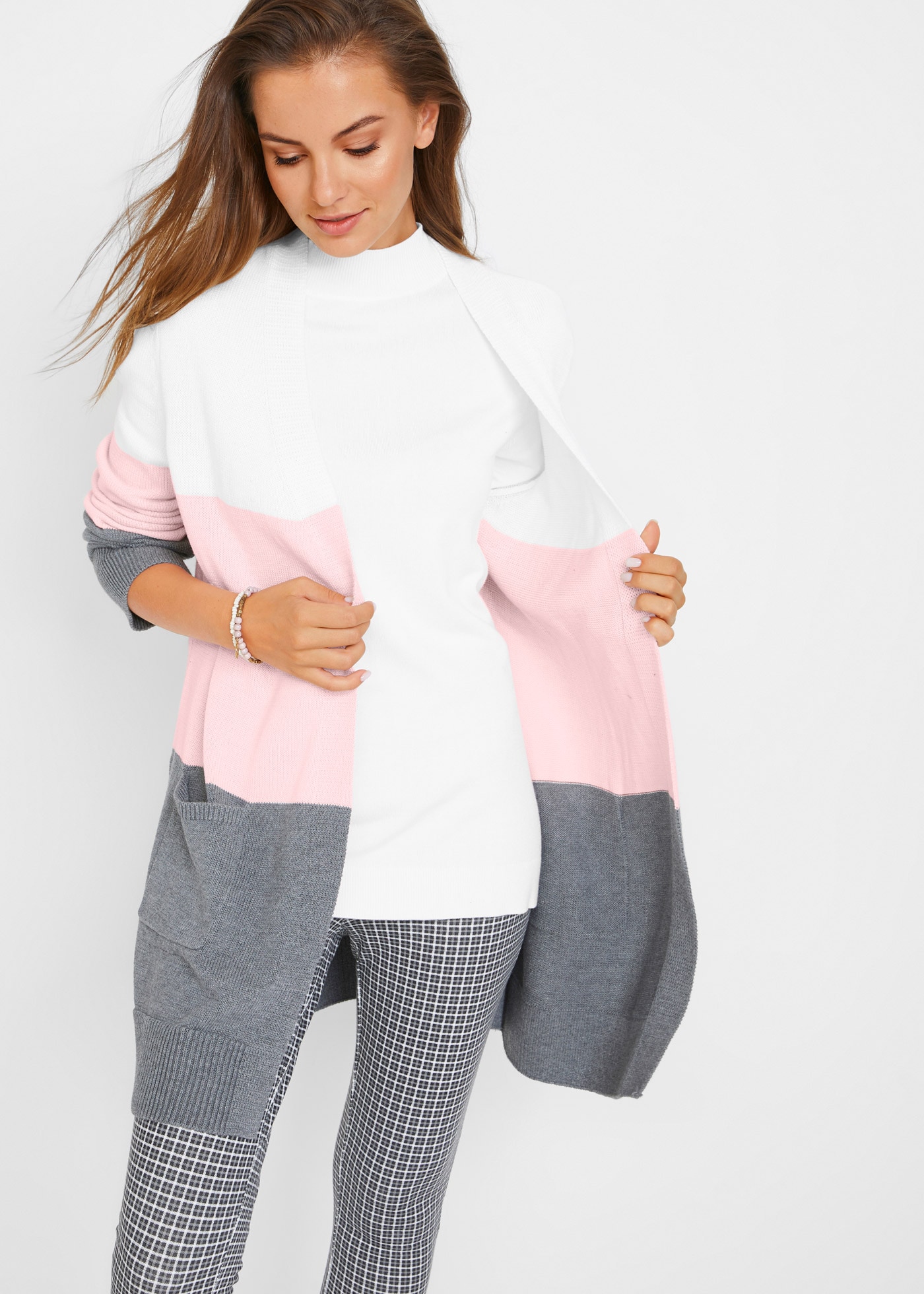 bonprix Longstrickjacke günstig online kaufen