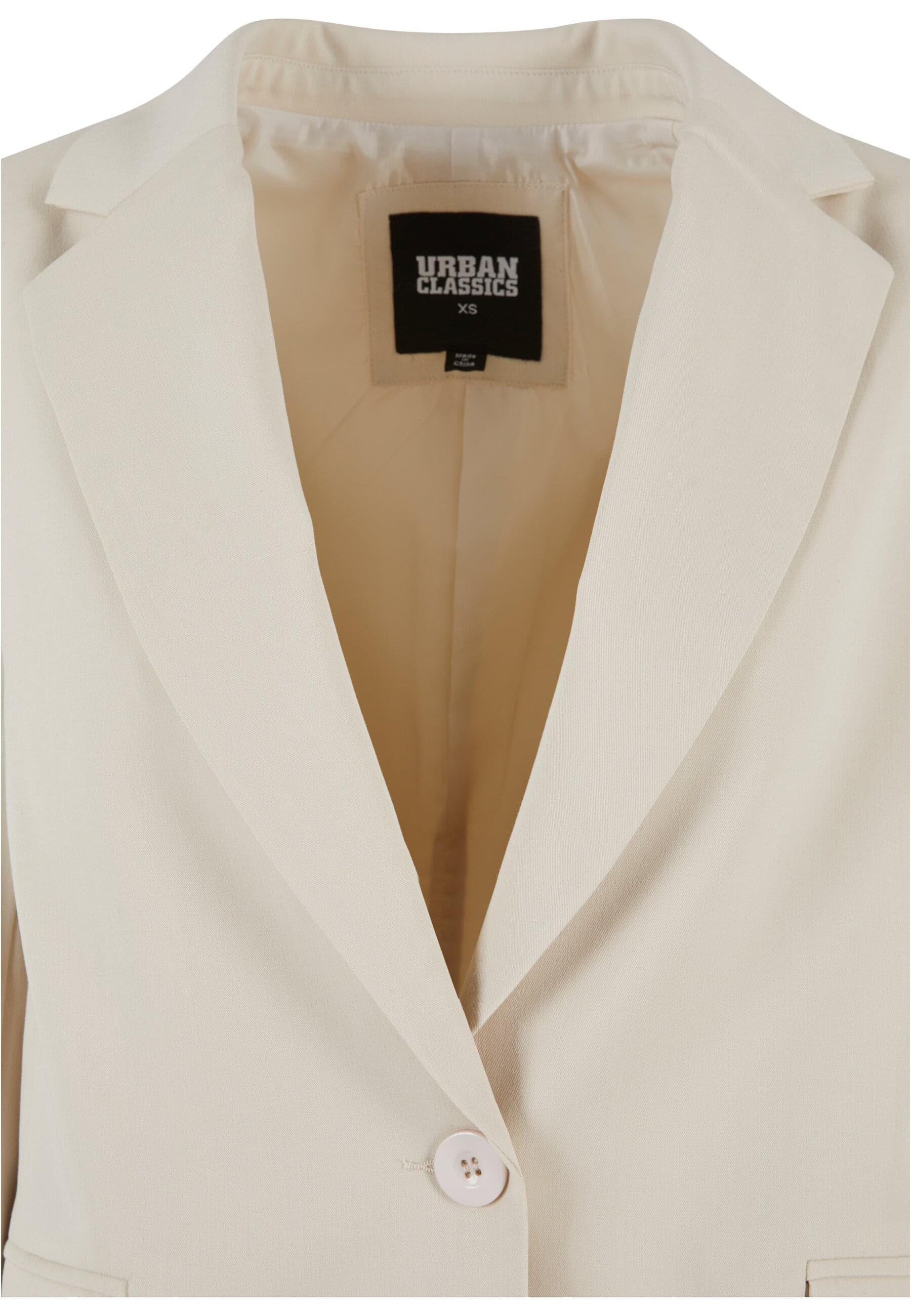 URBAN CLASSICS Allwetterjacke »Urban Classics Damen Ladies Basic Blazer«, (1 St.), ohne Kapuze