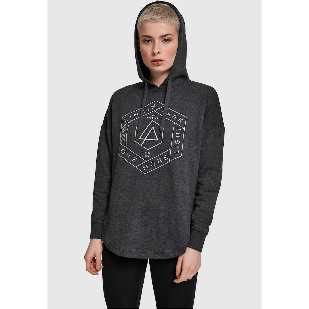 Merchcode Kapuzenpullover »Damen Ladies Linkin Park OML Oversize Hoody«, (1 tlg.)