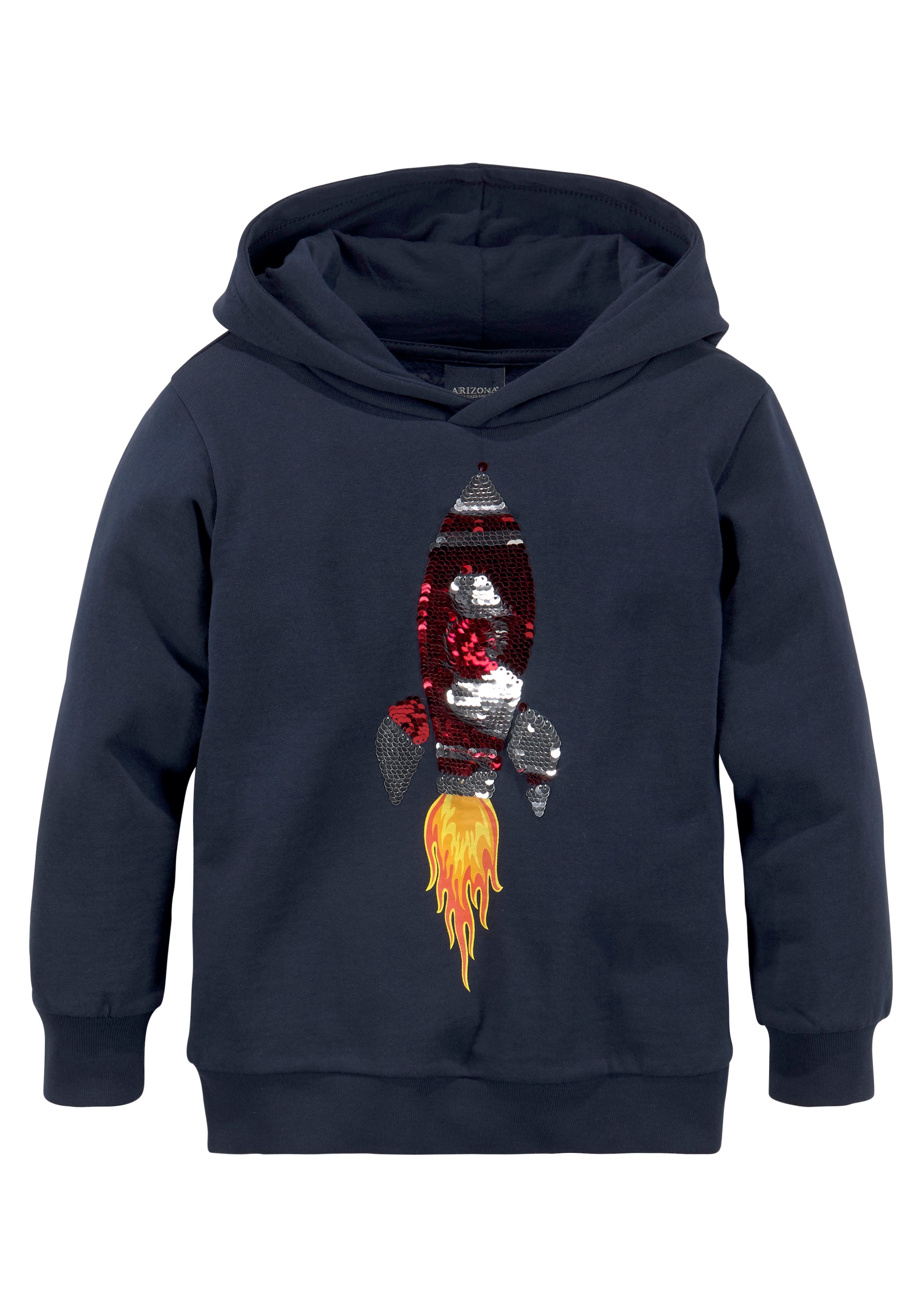 KIDSWORLD Kapuzensweatshirt, mit aus für Wendepailletten | Rakete ▷ BAUR