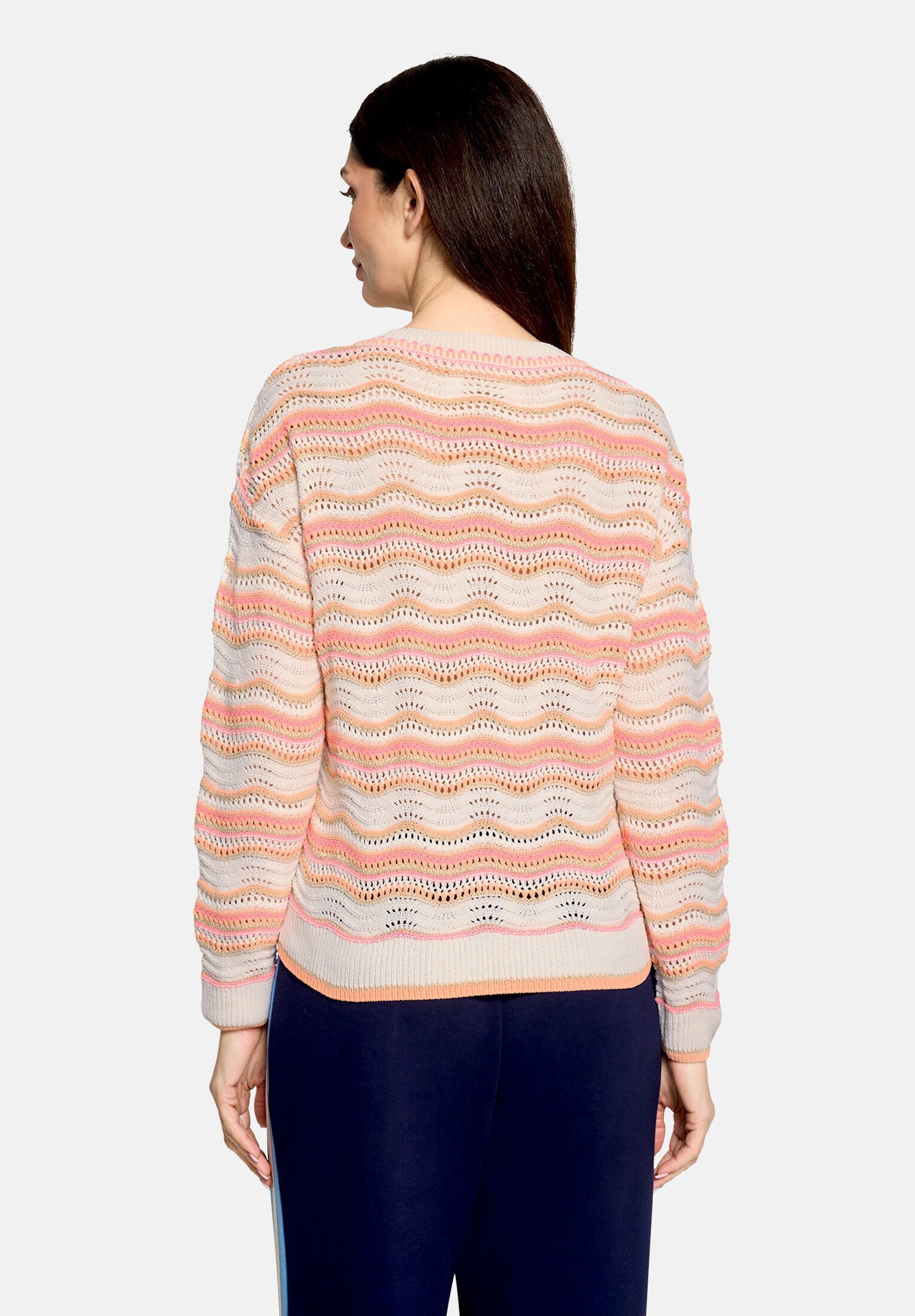 Cartoon Strickpullover »Damen mit Rundhalsausschnitt« 1 tlg.