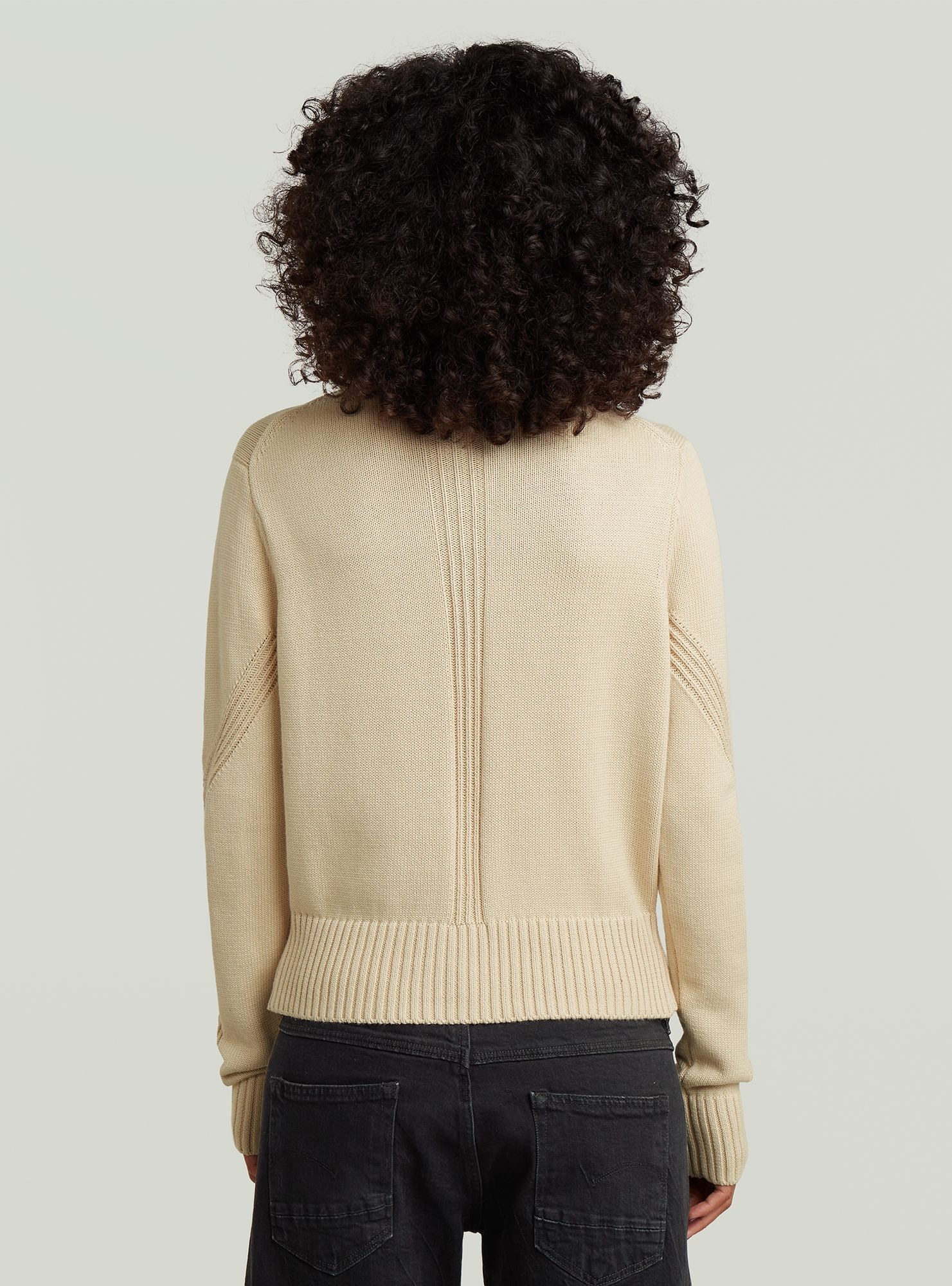 G-STAR Longpullover »Milano Half Zip Knit«