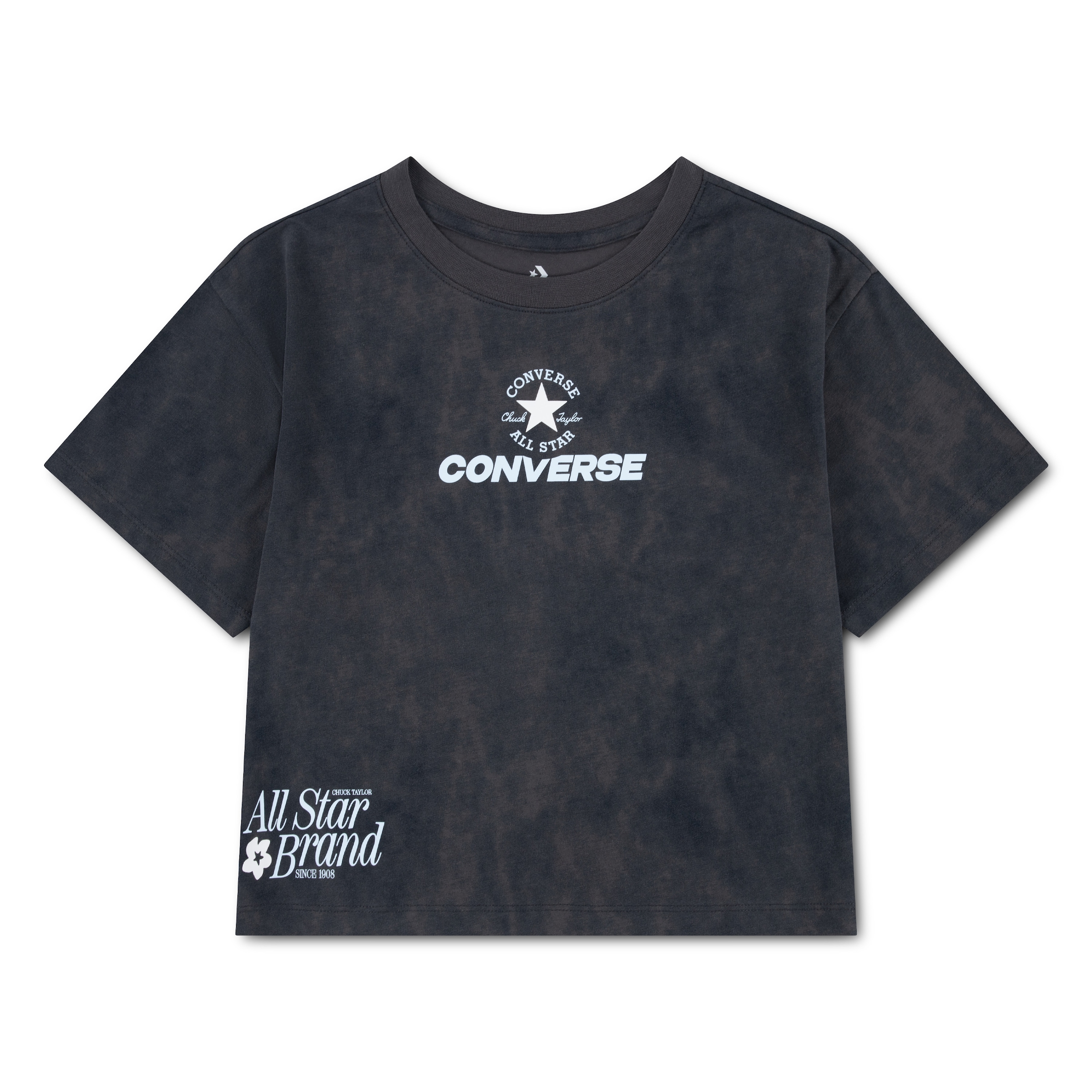 Converse T-Shirt »CNVG PRINTED WASH BOXY TEE« für Kinder, sportlicher Stil, weiches Jersey-Material