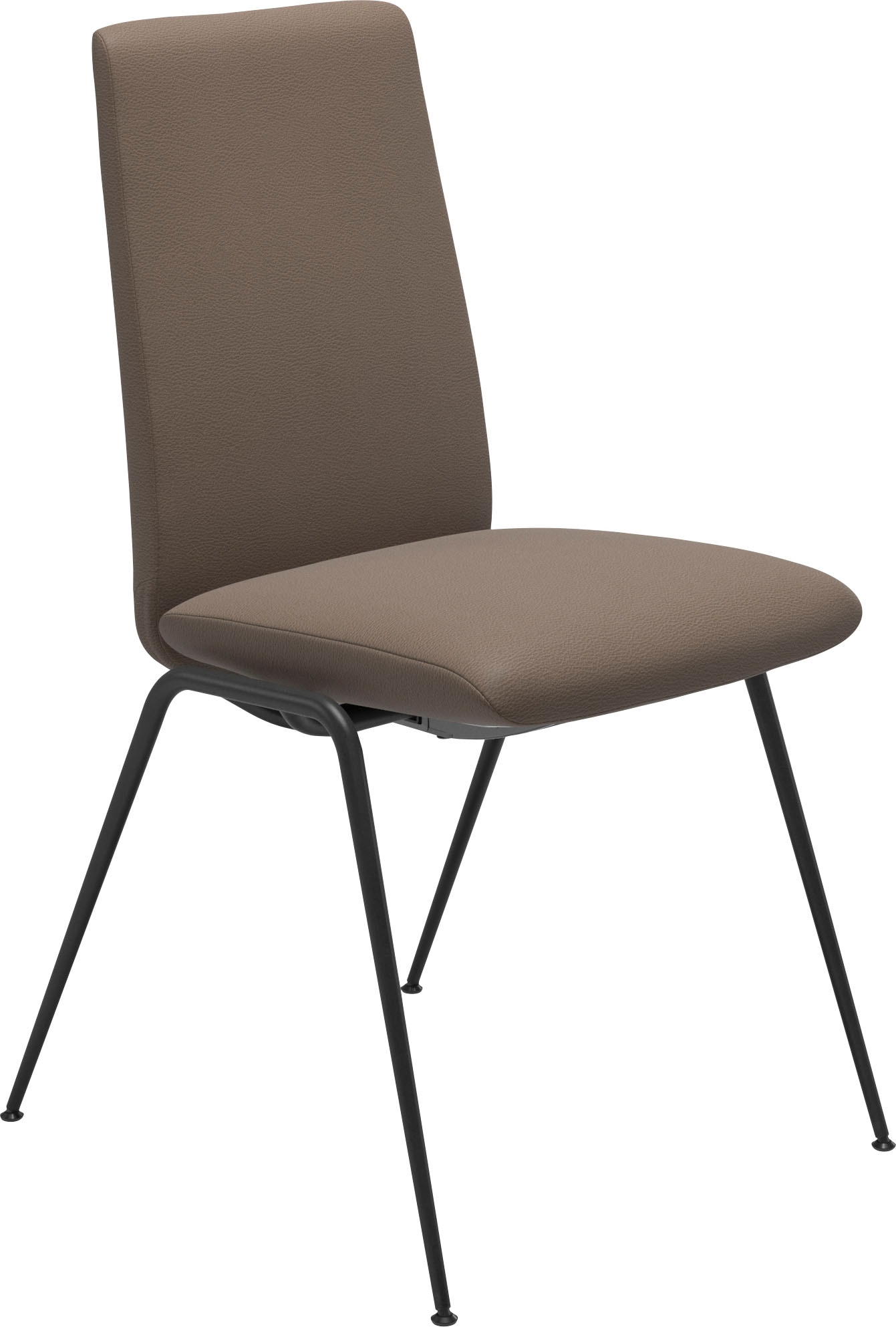 Stressless® Polsterstuhl »Laurel«, Leder BATICK, Low Back, Größe M, mit Beinen aus Stahl in Schwarz matt
