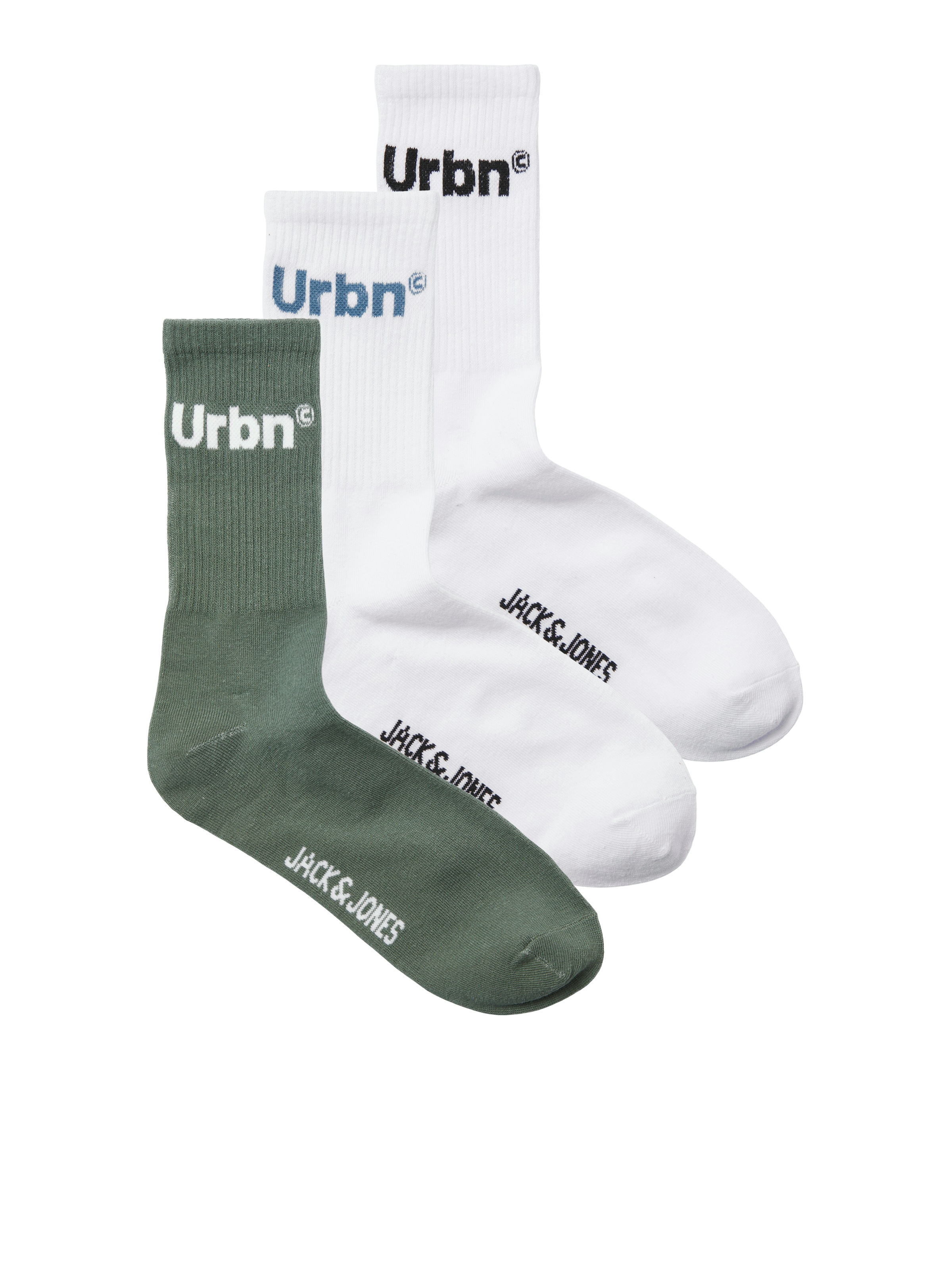 Jack & Jones Freizeitsocken "JACURBN TENNIS SOCKS 3 PACK SN", (Packung, 3 P günstig online kaufen