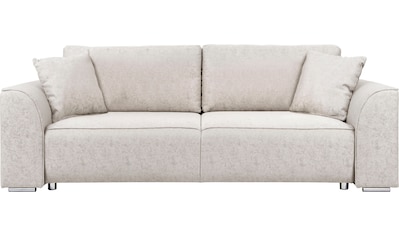 3-Sitzer Beatrice Schlafsofa, wahlweise auch mit Bettfunktion und Bettkasten, incl. 2...