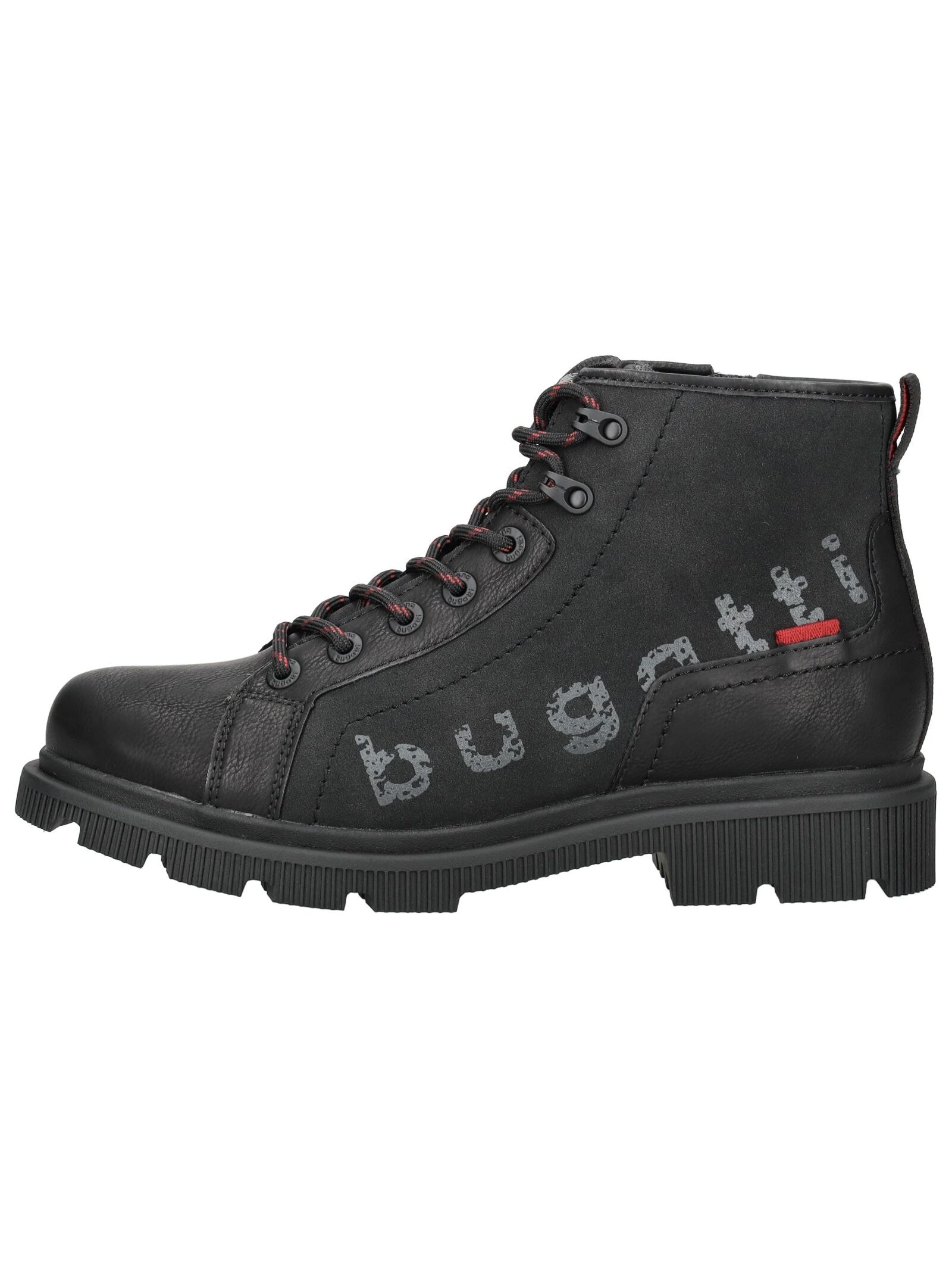 bugatti Schnürstiefelette »bugatti Stiefelette Lederimitat«