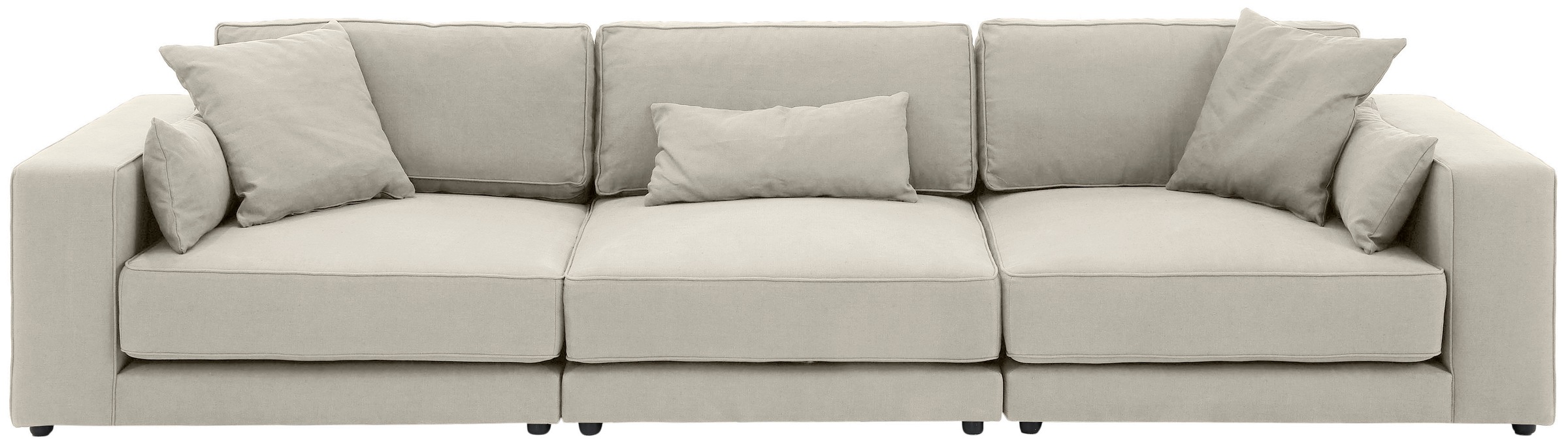 OTTO products Big-Sofa »Grenette«, Modulsofa, im Baumwoll-/Leinenmix oder aus recycelten Stoffen