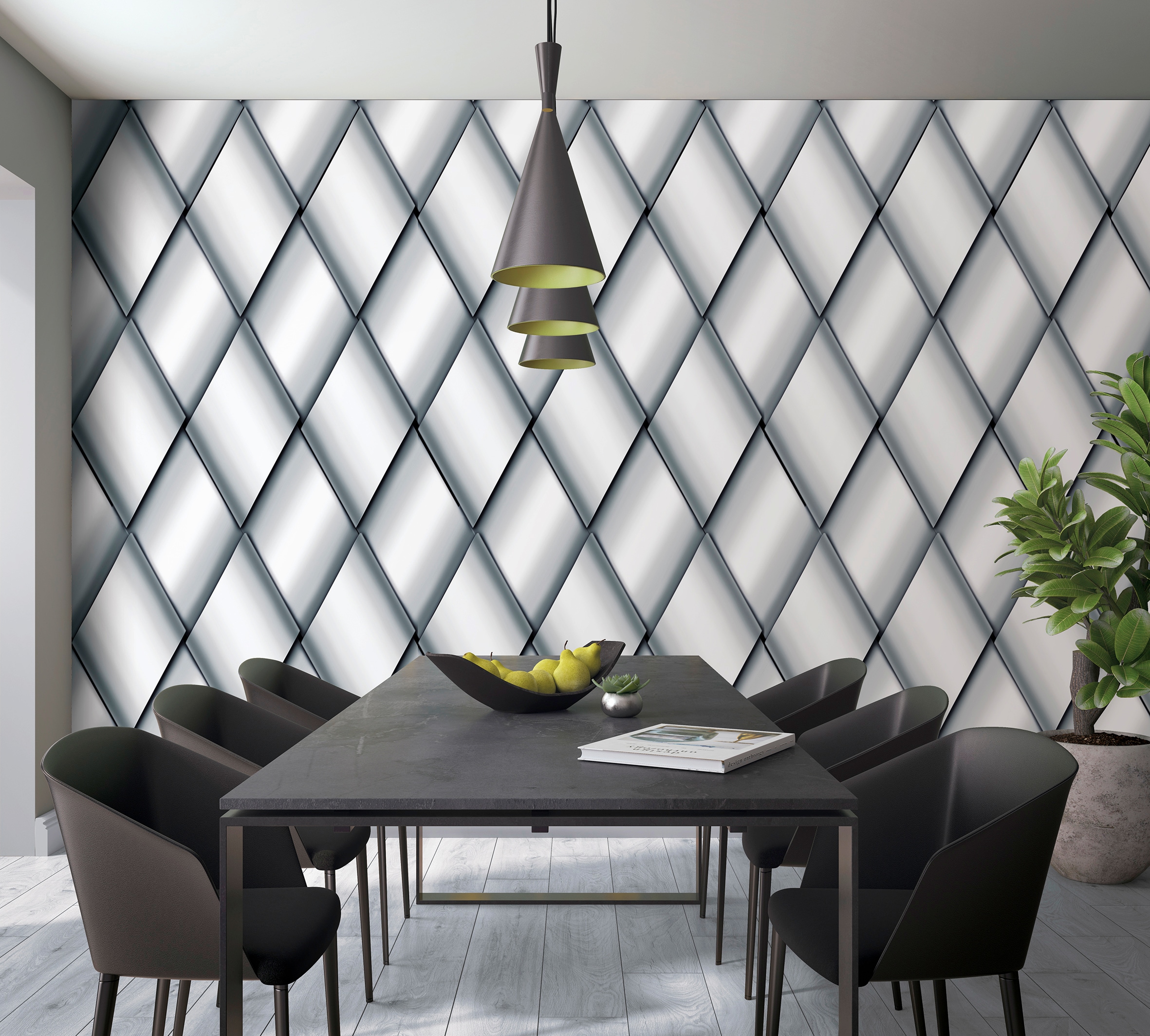 Marburg Fototapete, 3D-Optik-Motiv, moderne Tapete für Wohnzimmer Schlafzimmer Küche