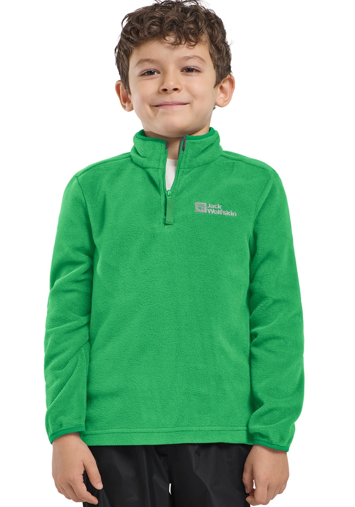 Jack Wolfskin Stehkragenpullover »TAUNUS HALFZIP K«, einfache Temperaturregulierung