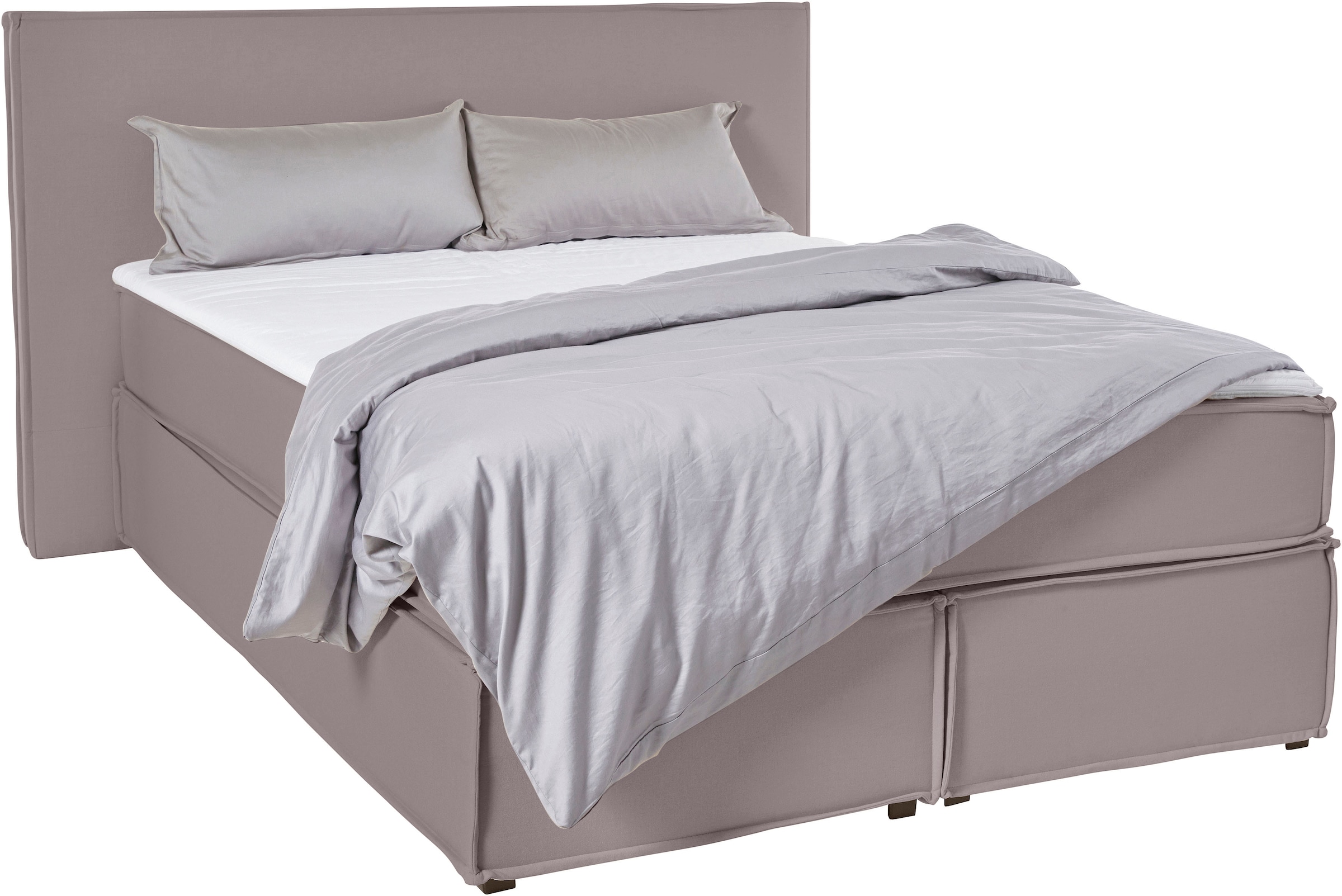 LeGer Home by Lena Gercke Boxspringbett "Yuma" incl. Topper, in 4 Breiten, 3 Matratzenarten und je 2 Härtegraden
