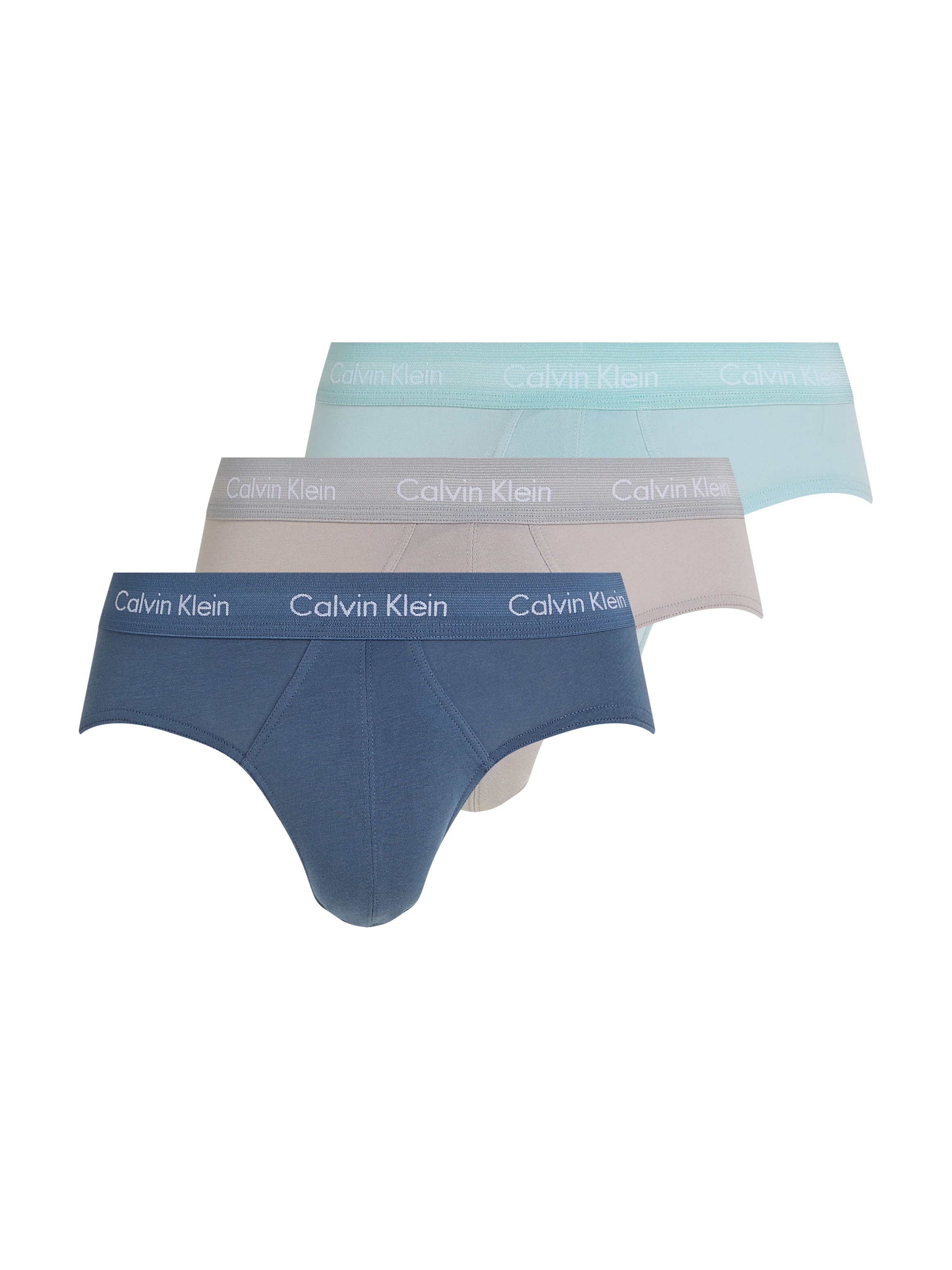 Calvin Klein Underwear Hipster, (3 St.), mit farbigem Webbund