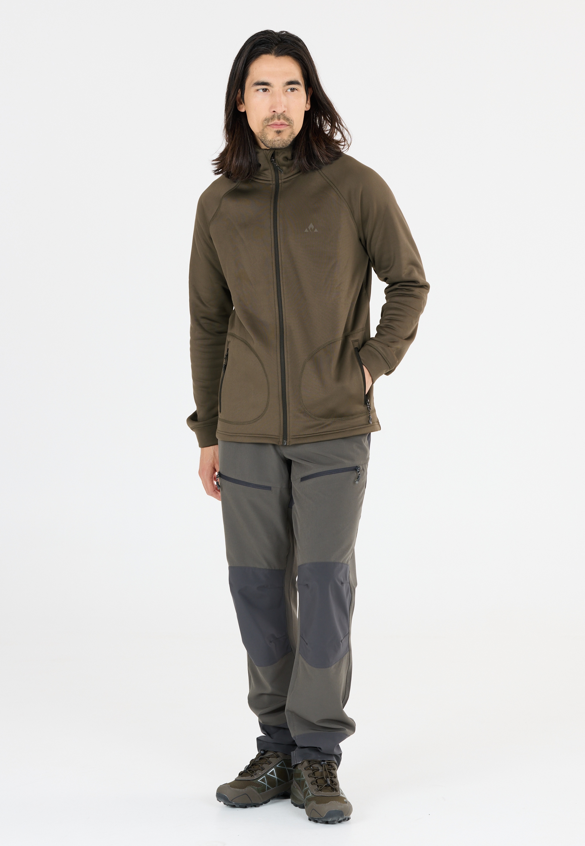 WHISTLER Fleecejacke »Tracker«, mit Powerstretch und praktischer Kapuze