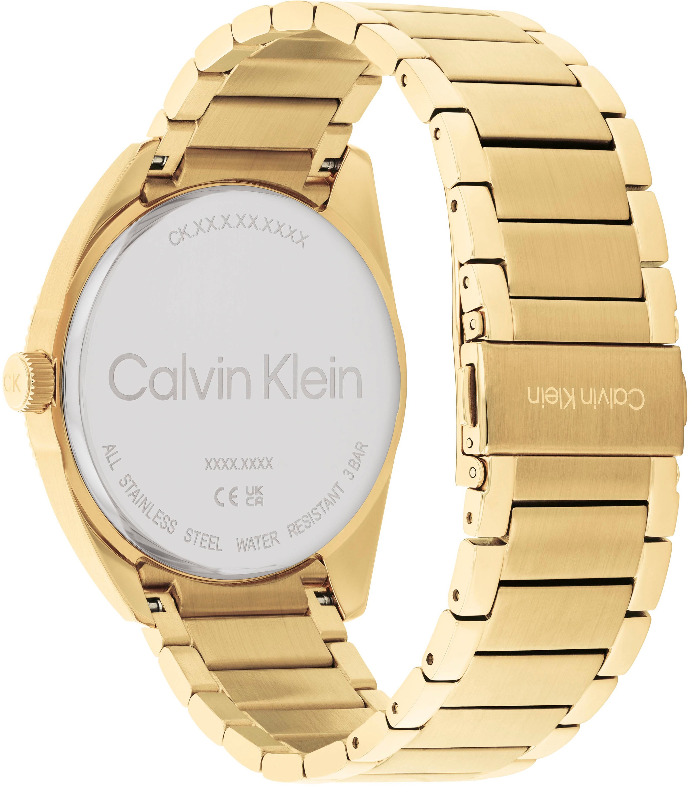 Calvin Klein Quarzuhr »TIMELESS«, Armbanduhr, Herrenuhr, Datum, Mineralglas, IP-Beschichtung