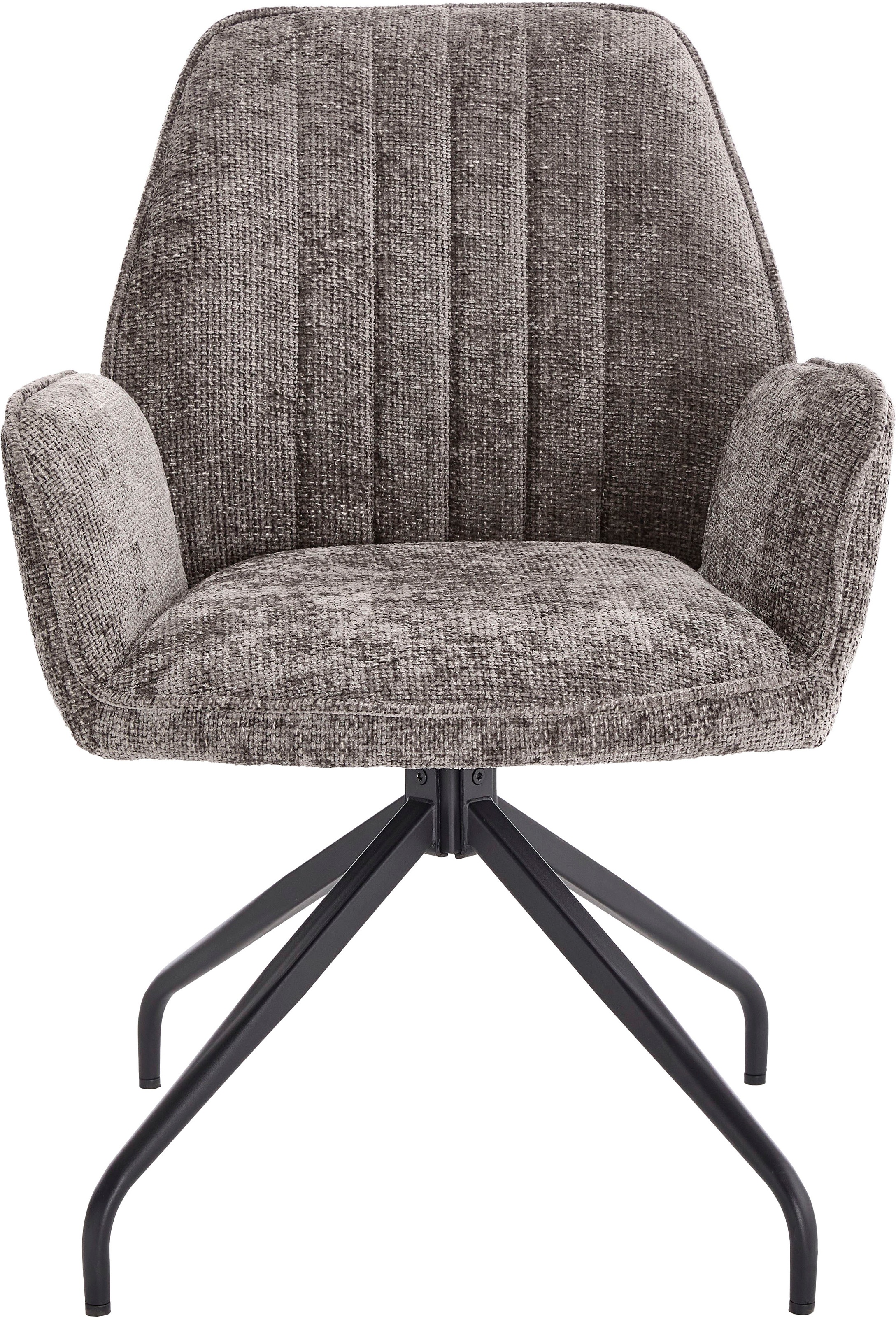 Home affaire Drehstuhl "Campanet" () 2 Stk.moderner Drehstuhl mit gepolster günstig online kaufen