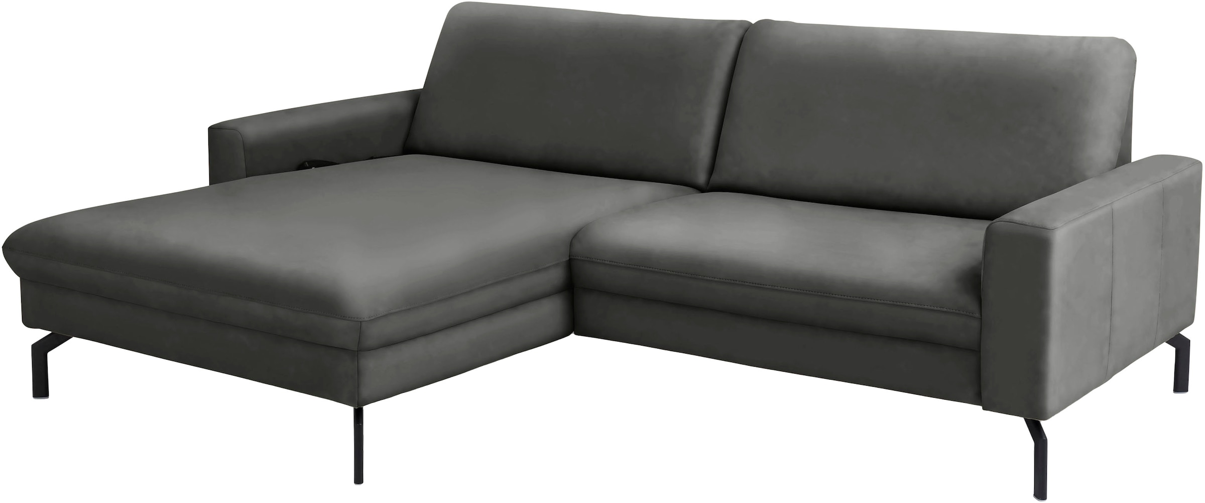 Die PlanBar Ecksofa »PN-EM20028 L-Form ohne Kopfstützen«, wahlweise mit motorischem Canape
