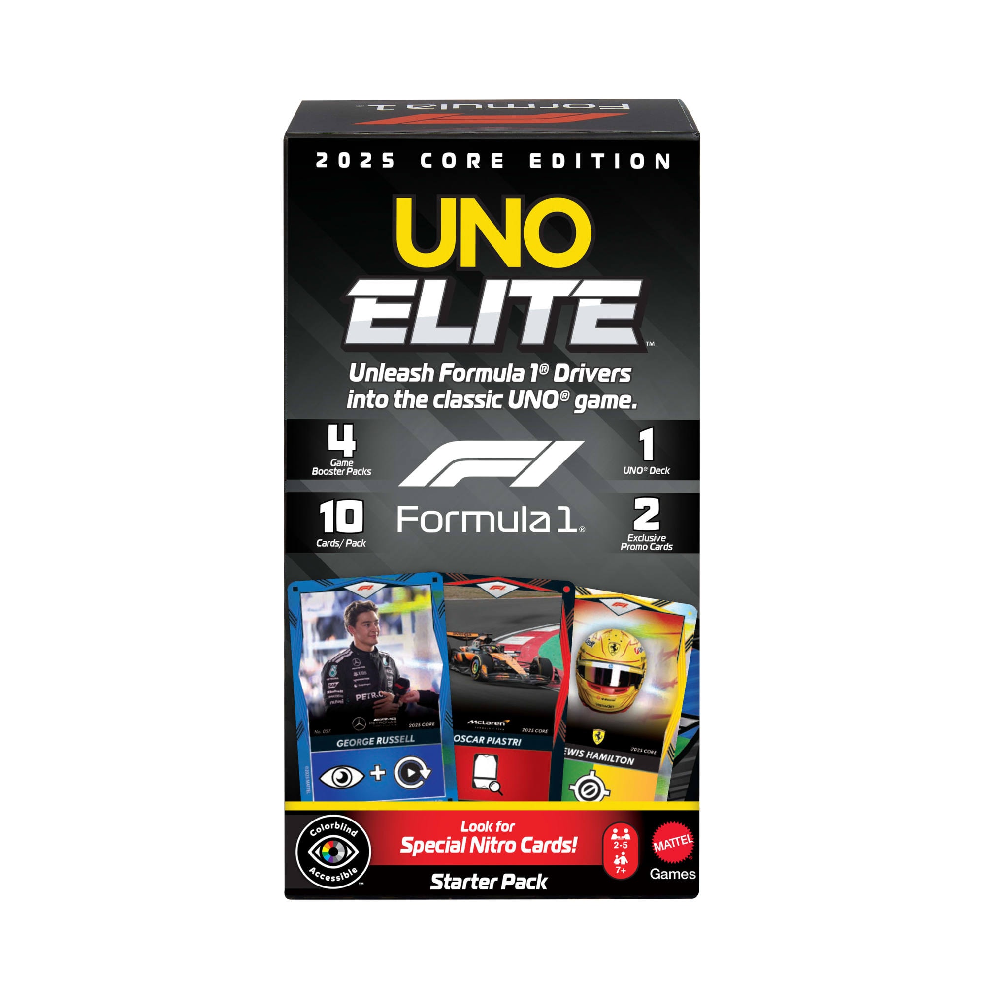 Mattel games Spiel »UNO Elite F1 Starter-Set«