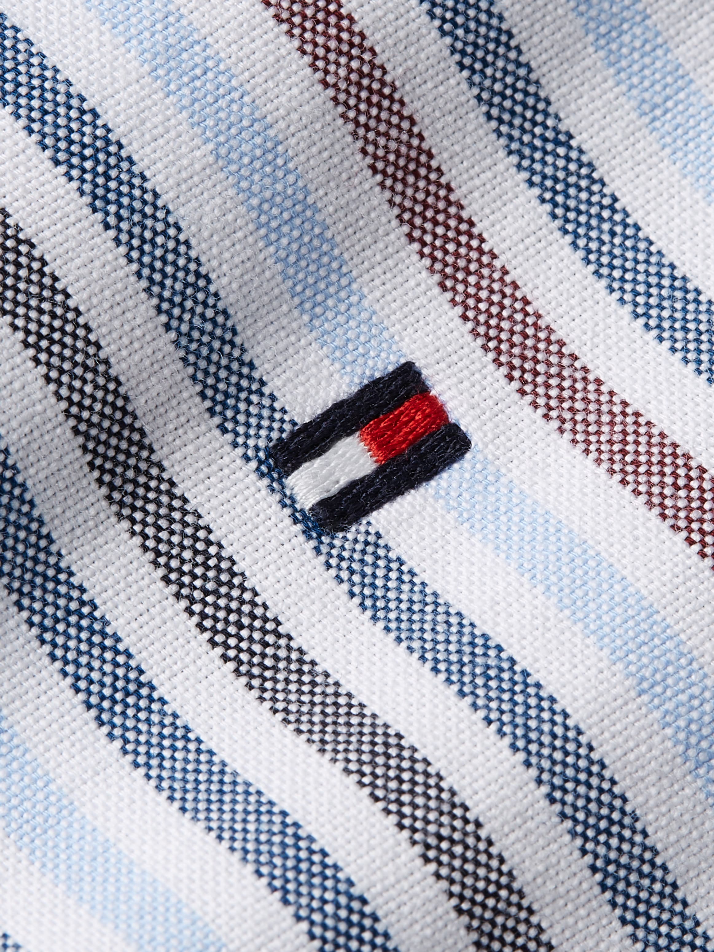 Tommy Hilfiger Langarmhemd »MULTI STRIPE OXFORD RF SHIRT«