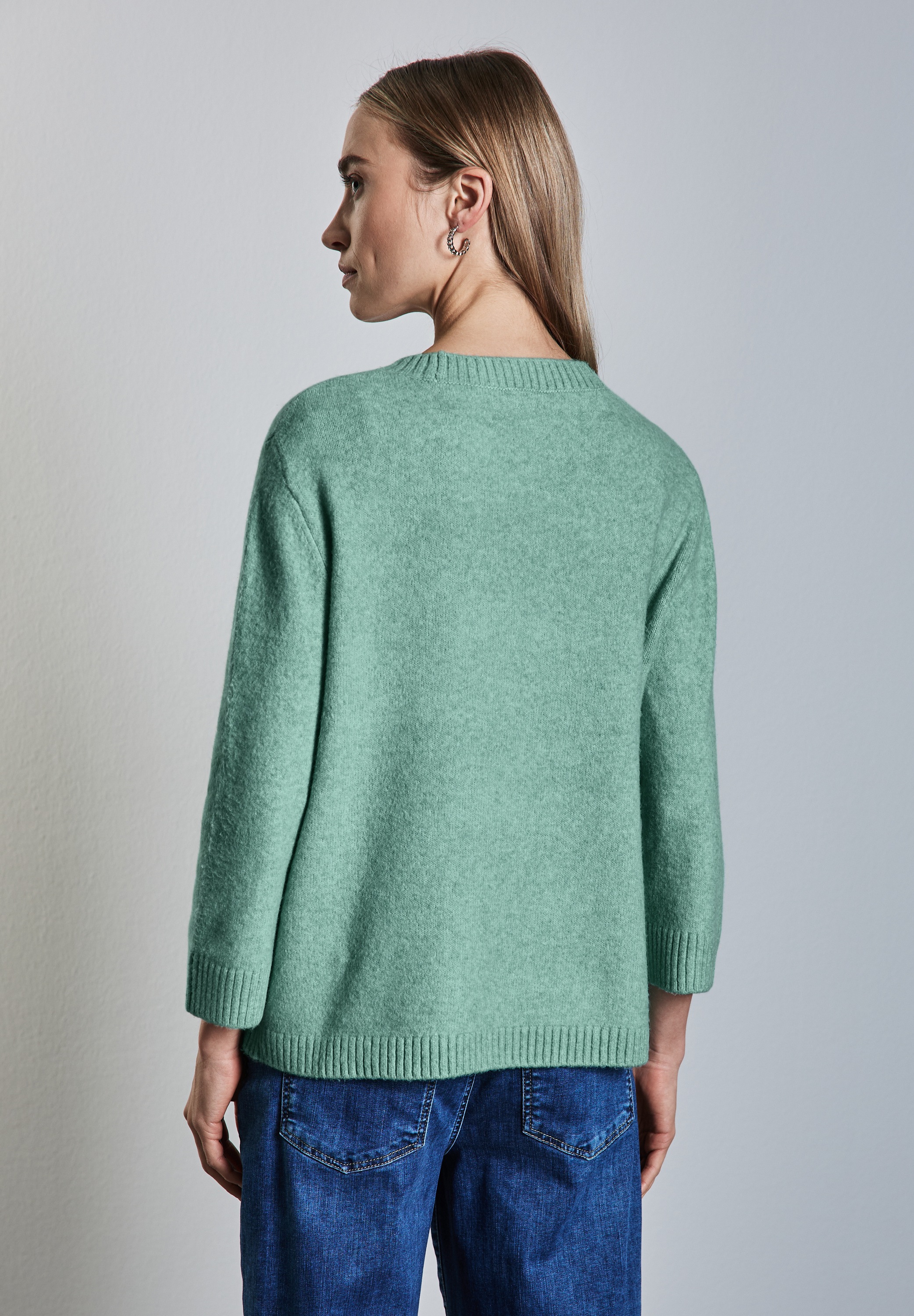 STREET ONE Strickpullover, mit 3/4 Ärmeln