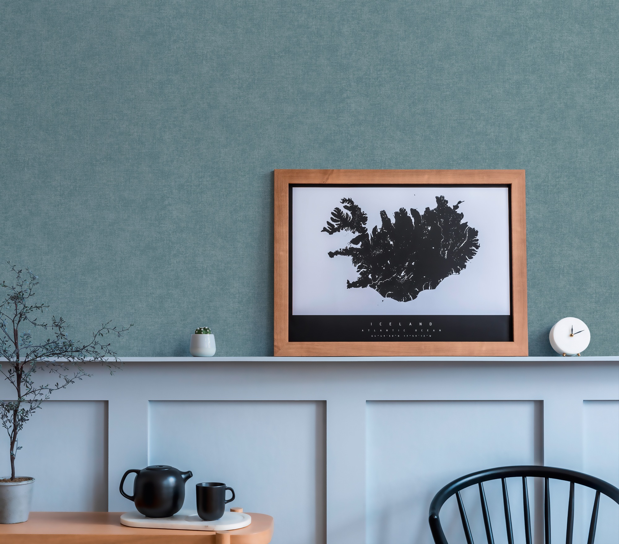 living walls Vliestapete »Smart Surfaces einfarbige Tapete Unitapete Struktur-Optik Landhaus«, matt, Vliestapete Textil-Optik für Schlafzimmer Küche Wohnzimmer Uni Design