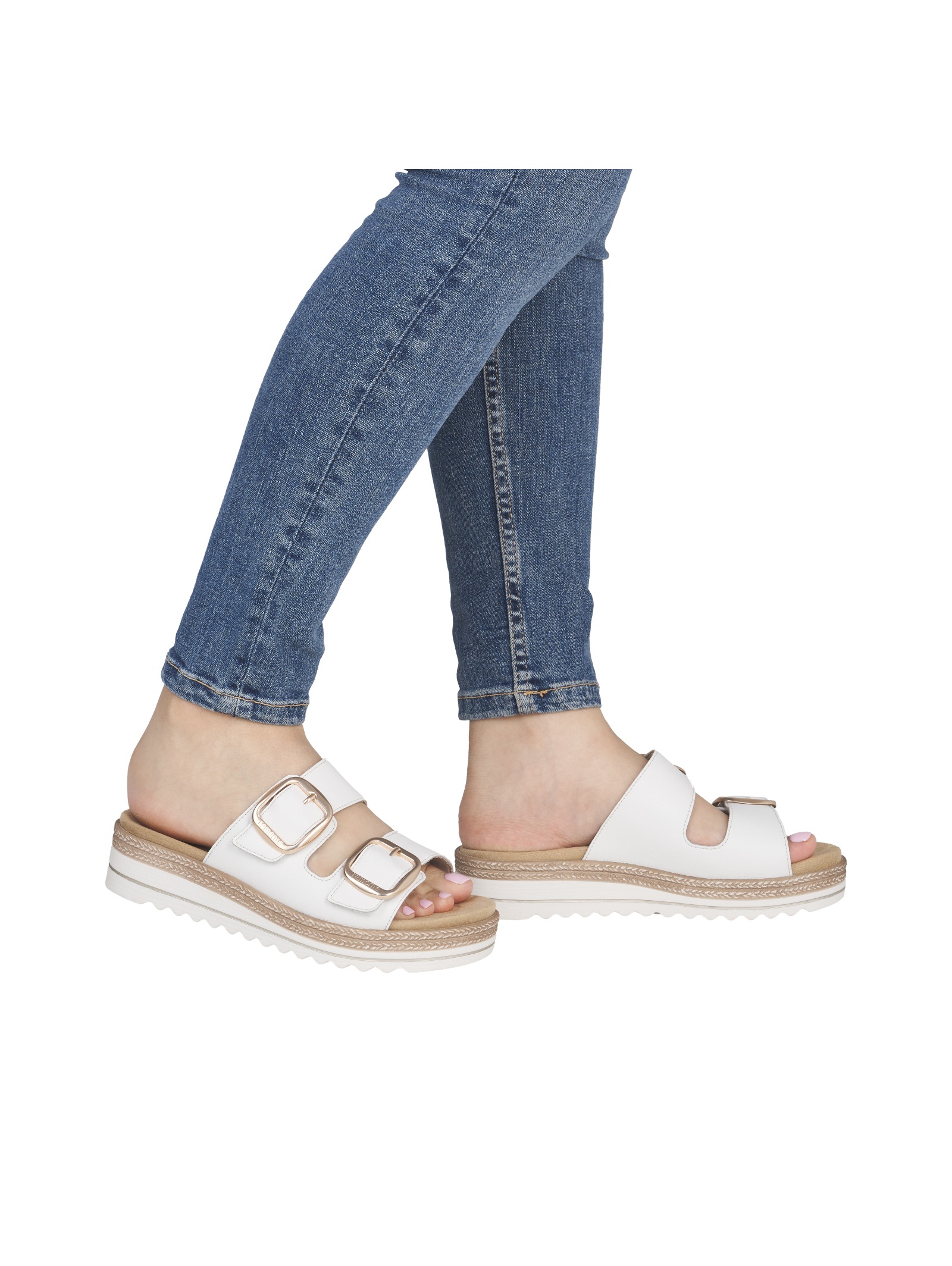 Remonte Pantolette Men's Mule White 36 2